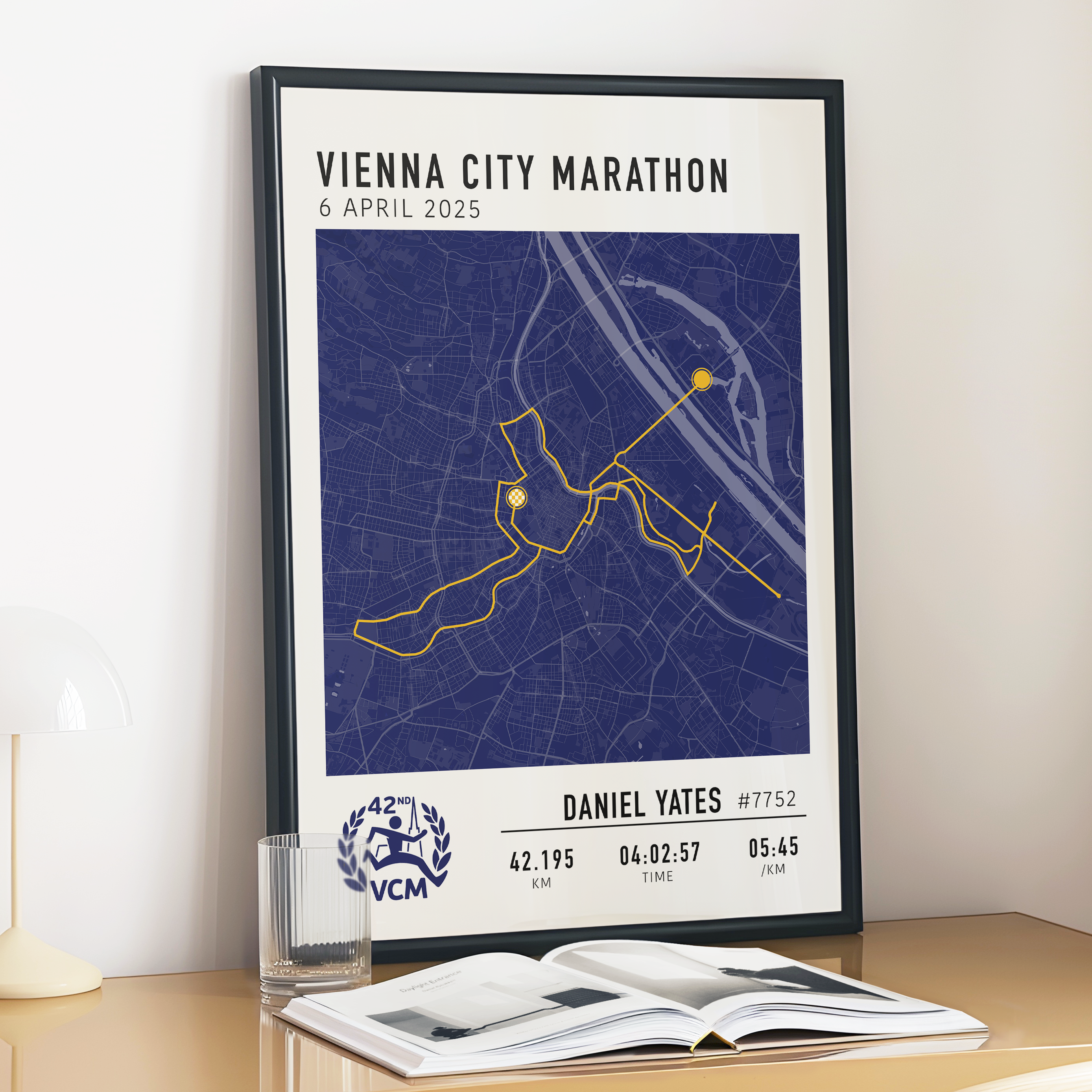 Celebrate Your Vienna City Marathon 2025 Journey with an Official Commemorative Print