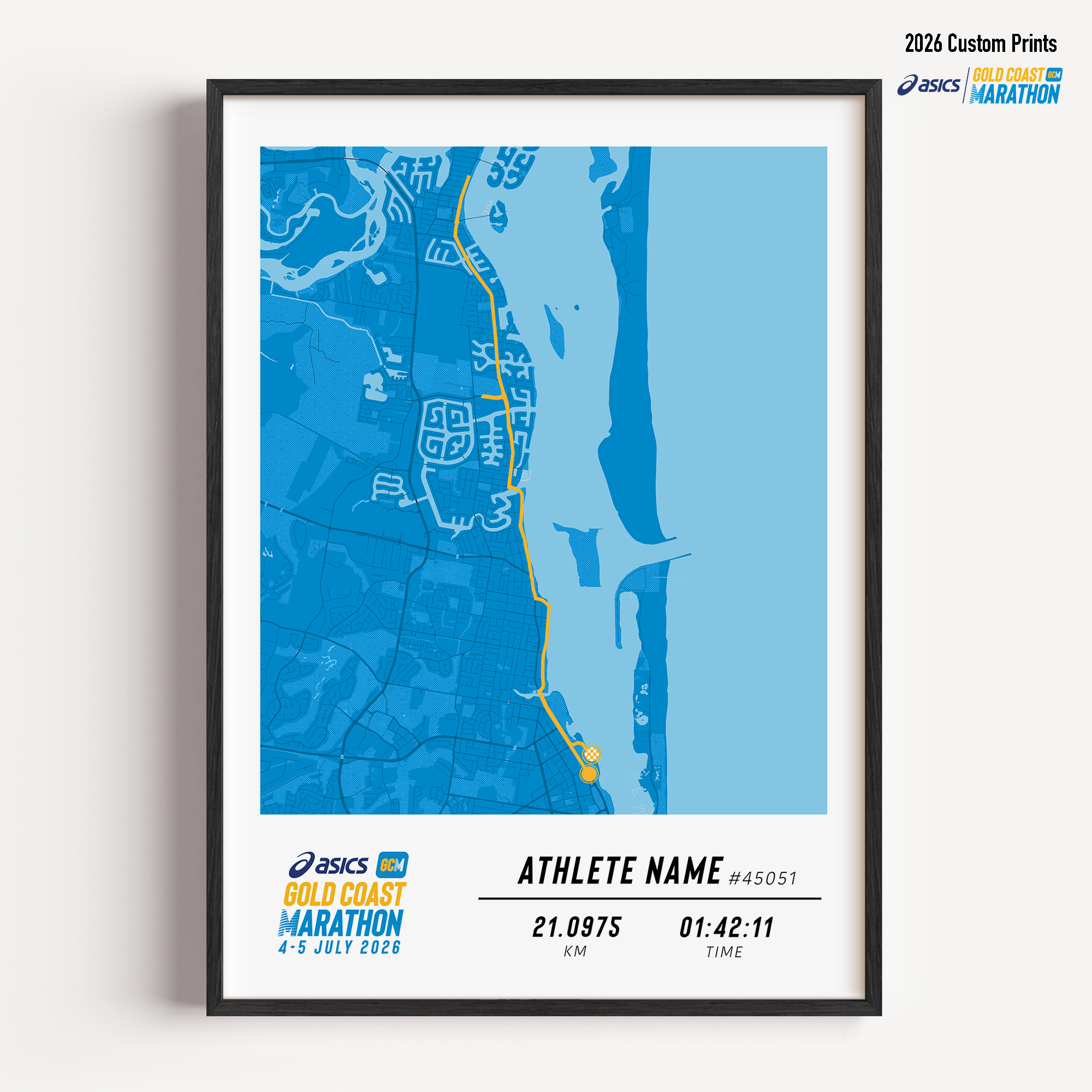 ASICS Gold Coast Half Marathon Print - 2026