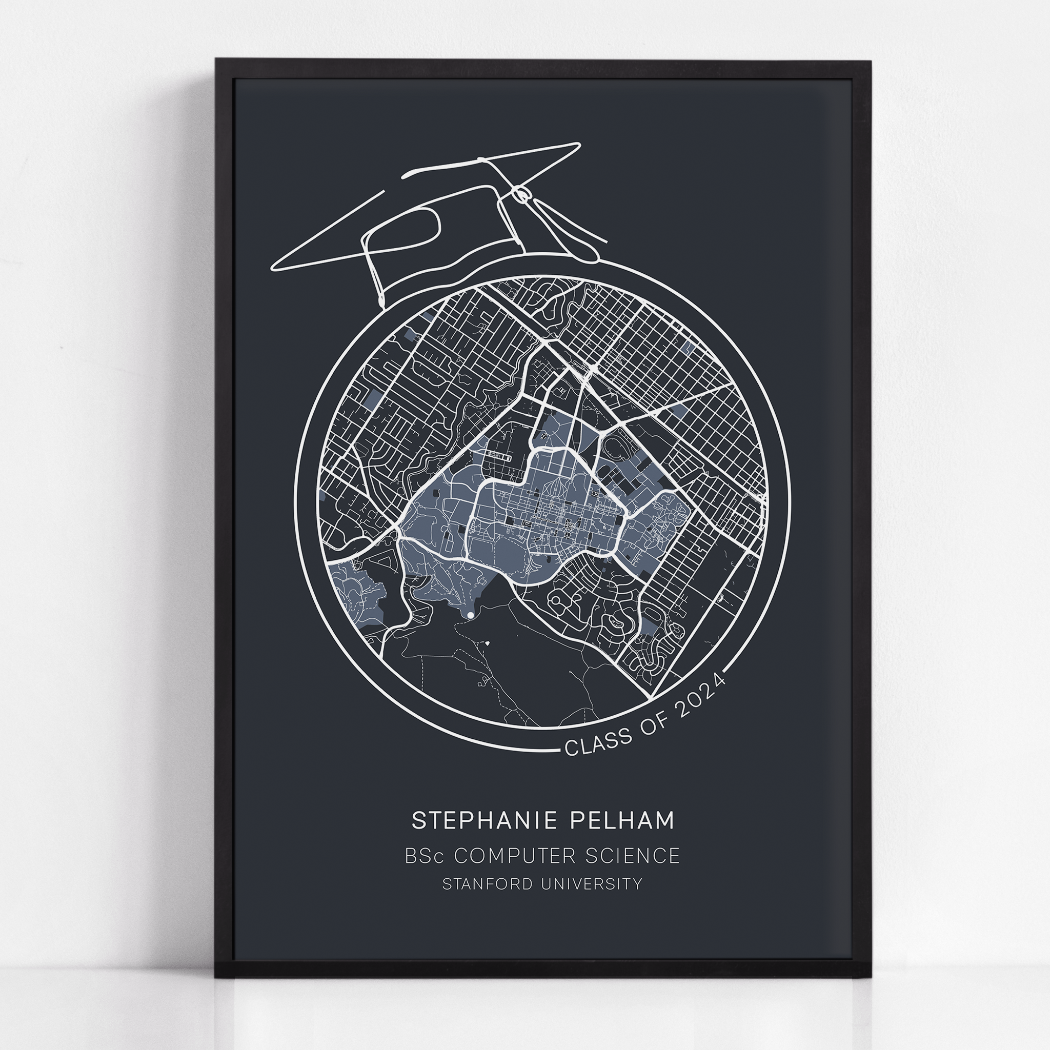 Graduation Map Gift