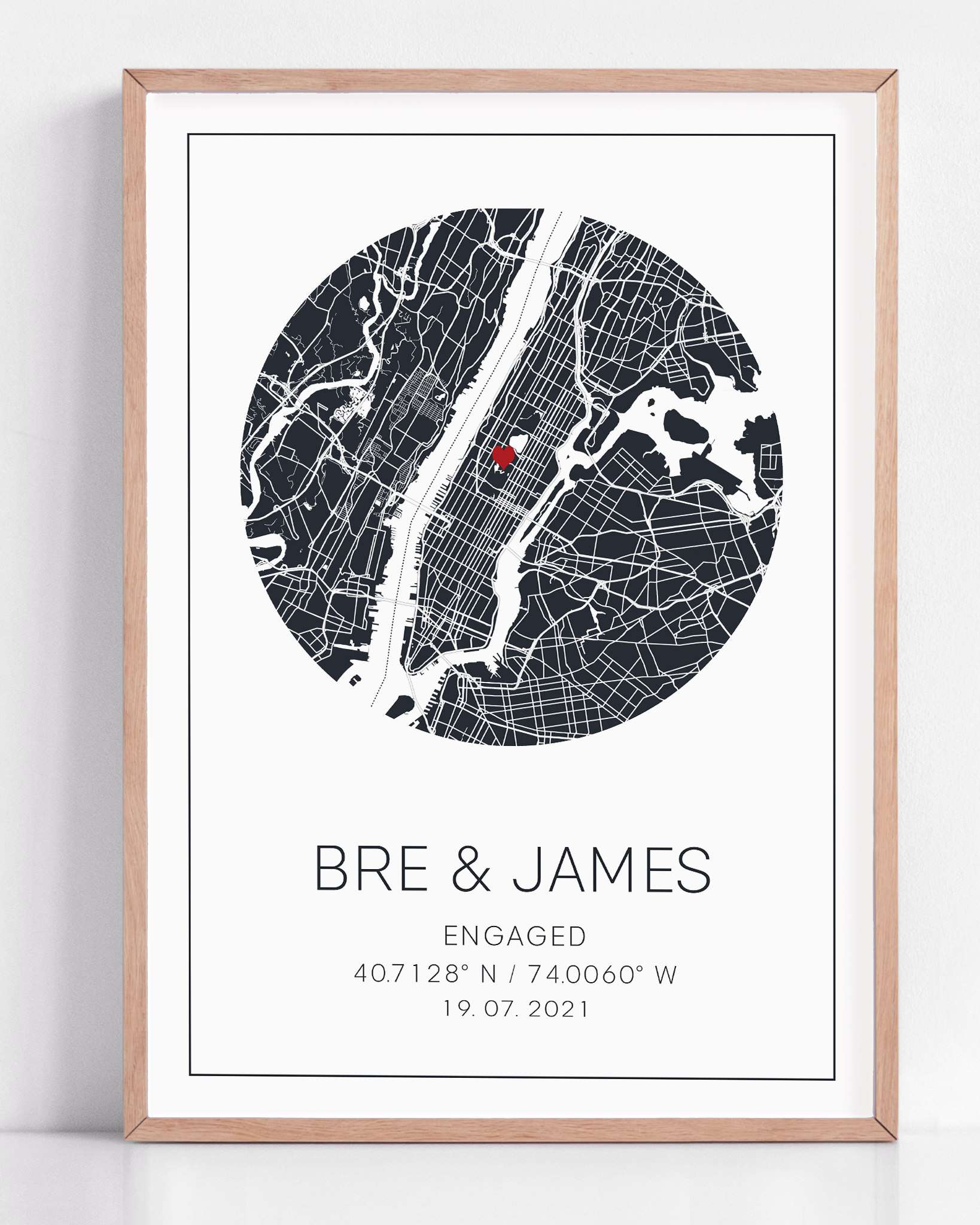 wedding gift for wedding morning for bride framed wedding location