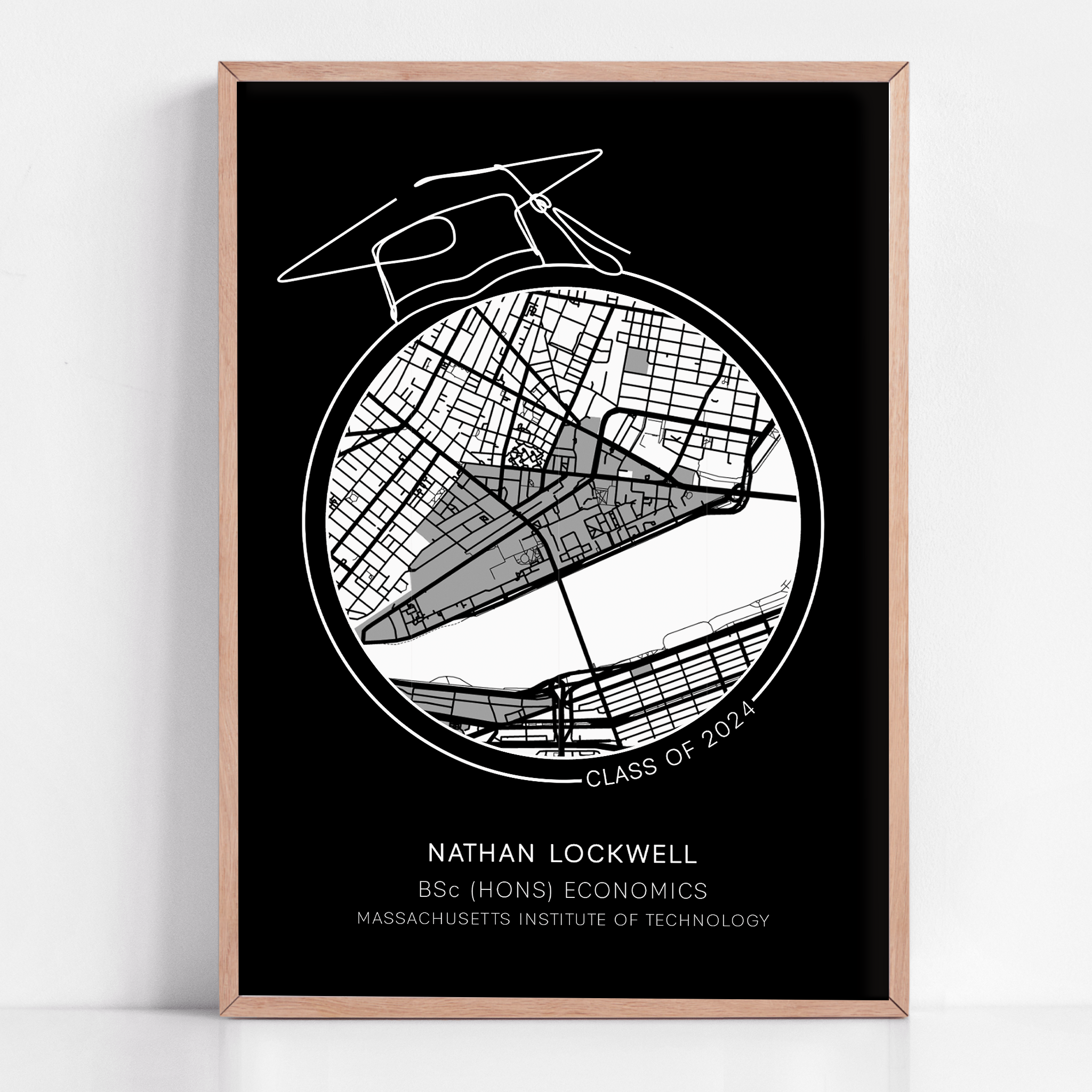 Graduation Map Gift