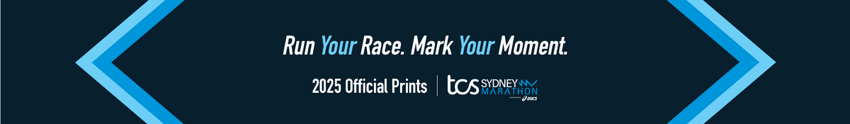 TCS Sydney Marathon Official Prints 2025 Mark Your Moment Official Print Partner