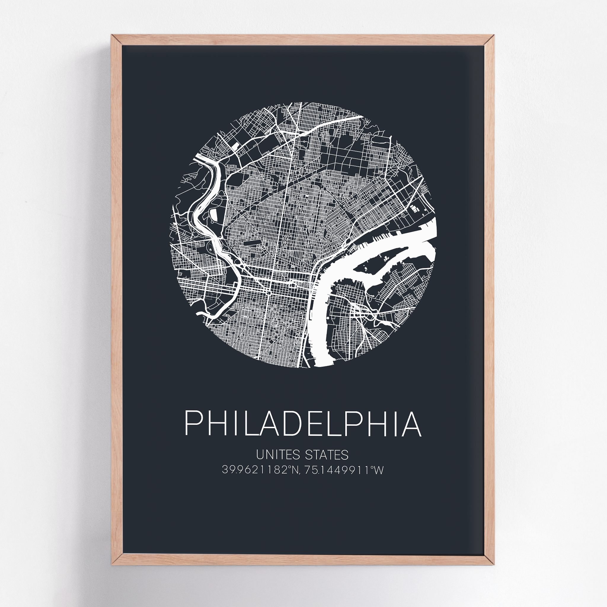 Custom city map print of any destination, framed wall art featuring personalized street layouts and location details—ideal for commemorating special places.