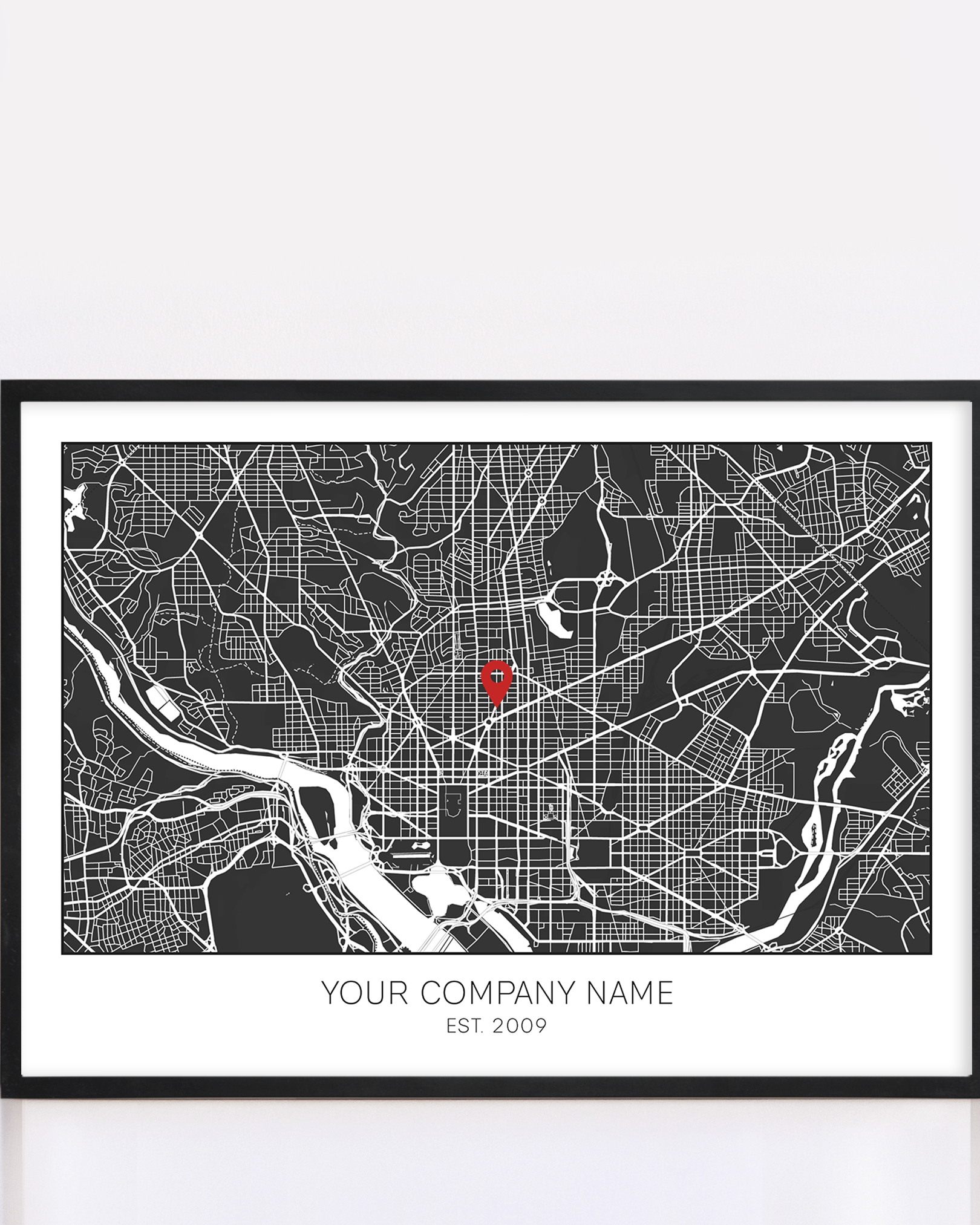 A business anniversary gift for owner framed print