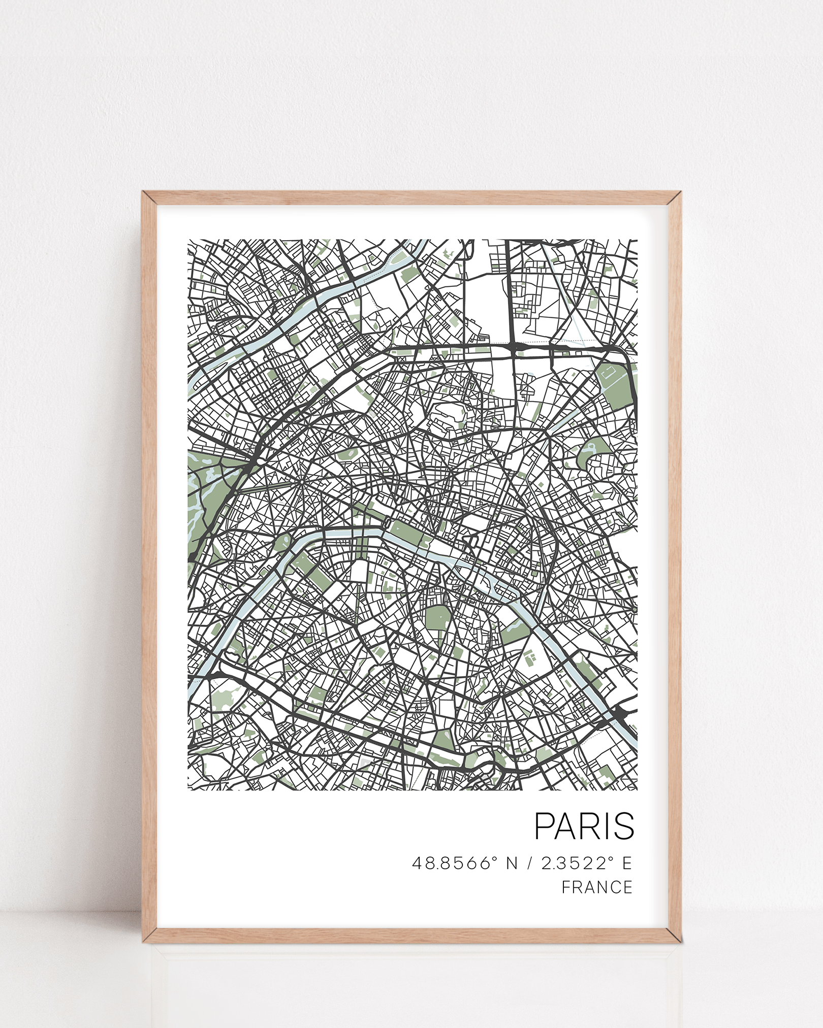 paris map print