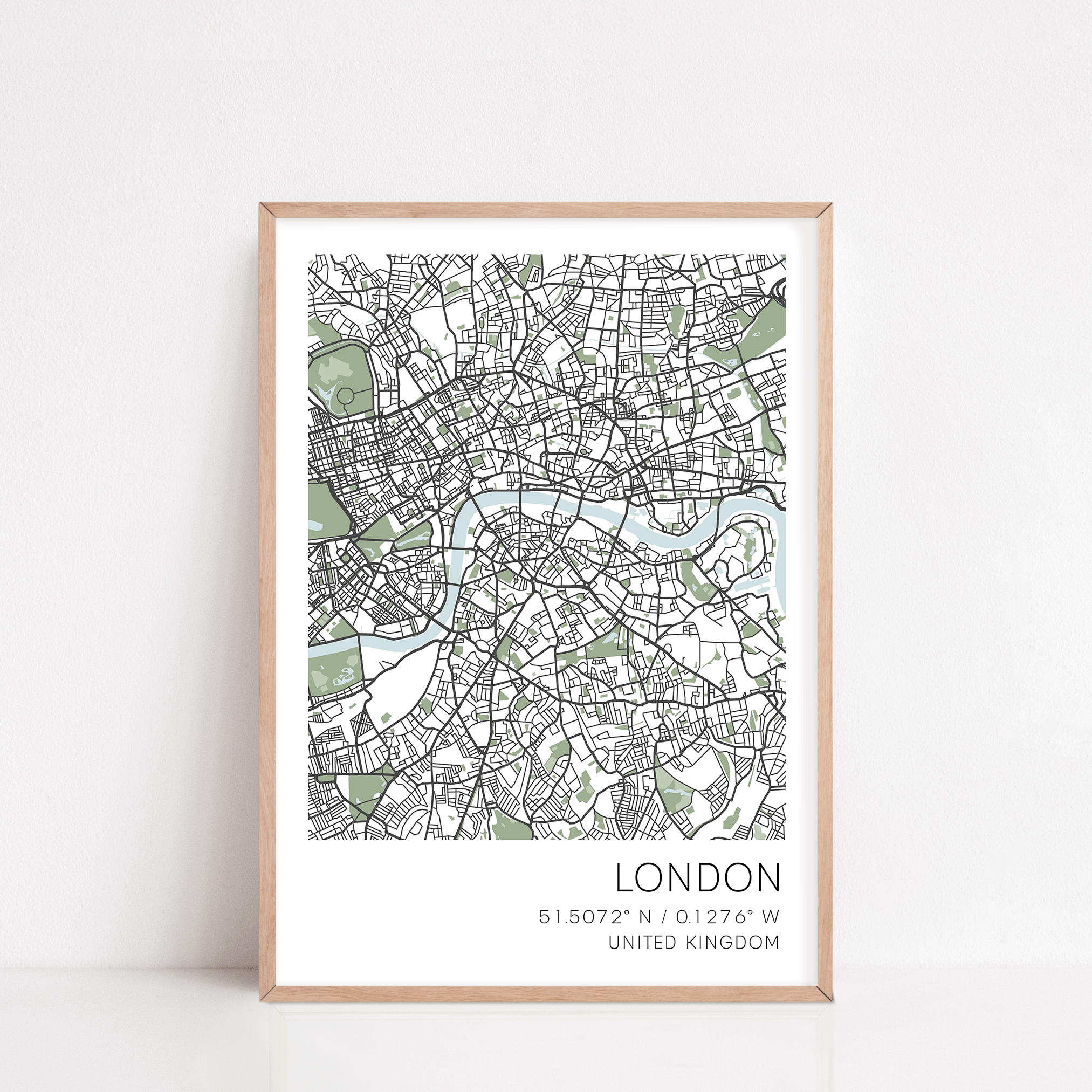 london map print