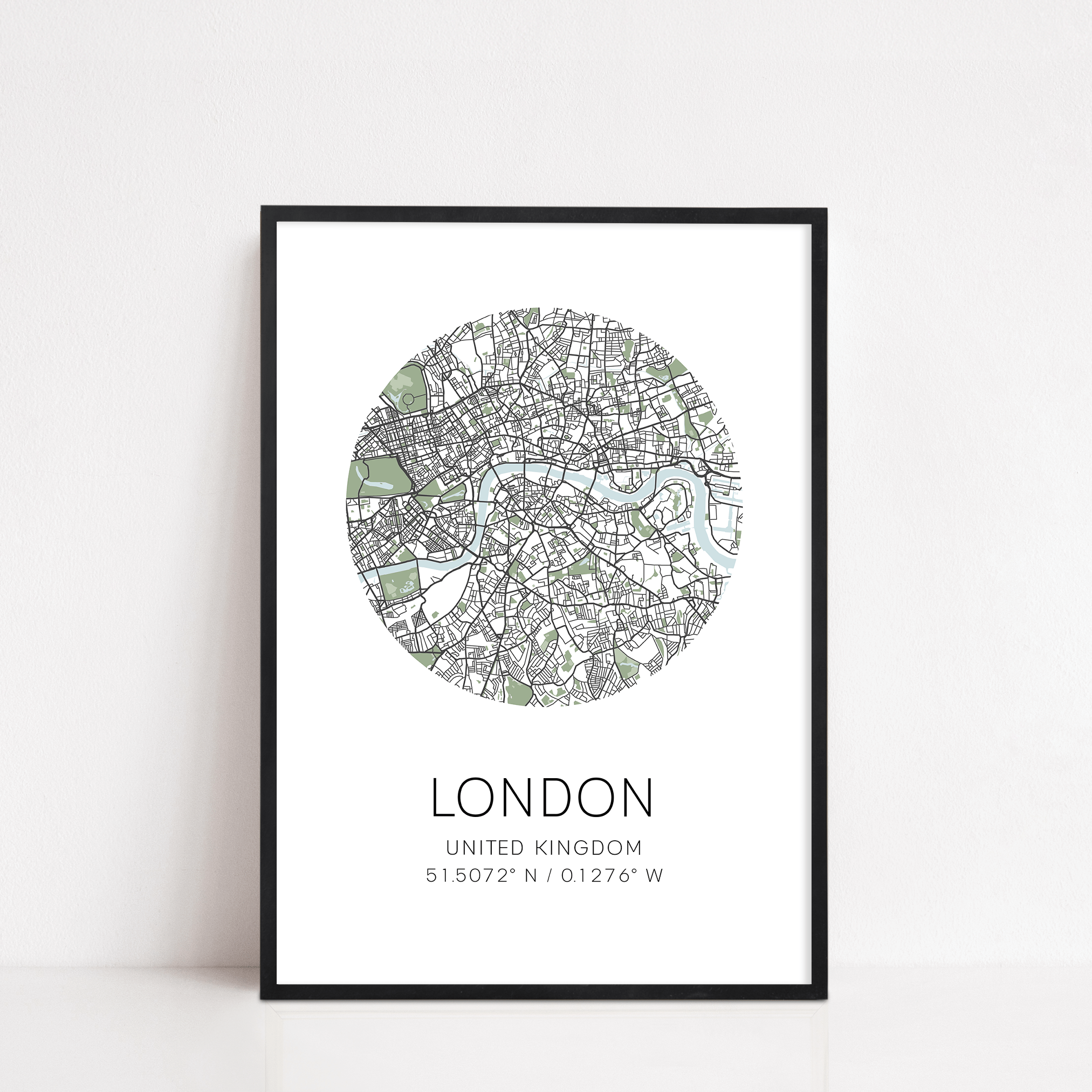 london map print