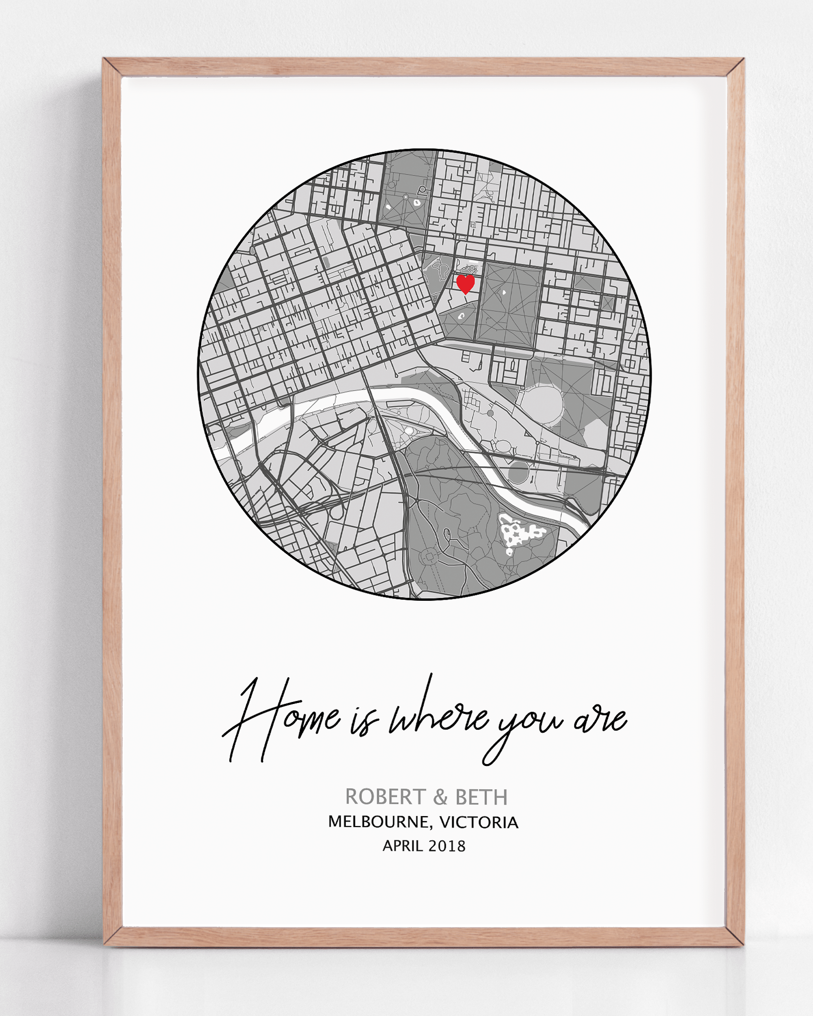 home is where you are gift