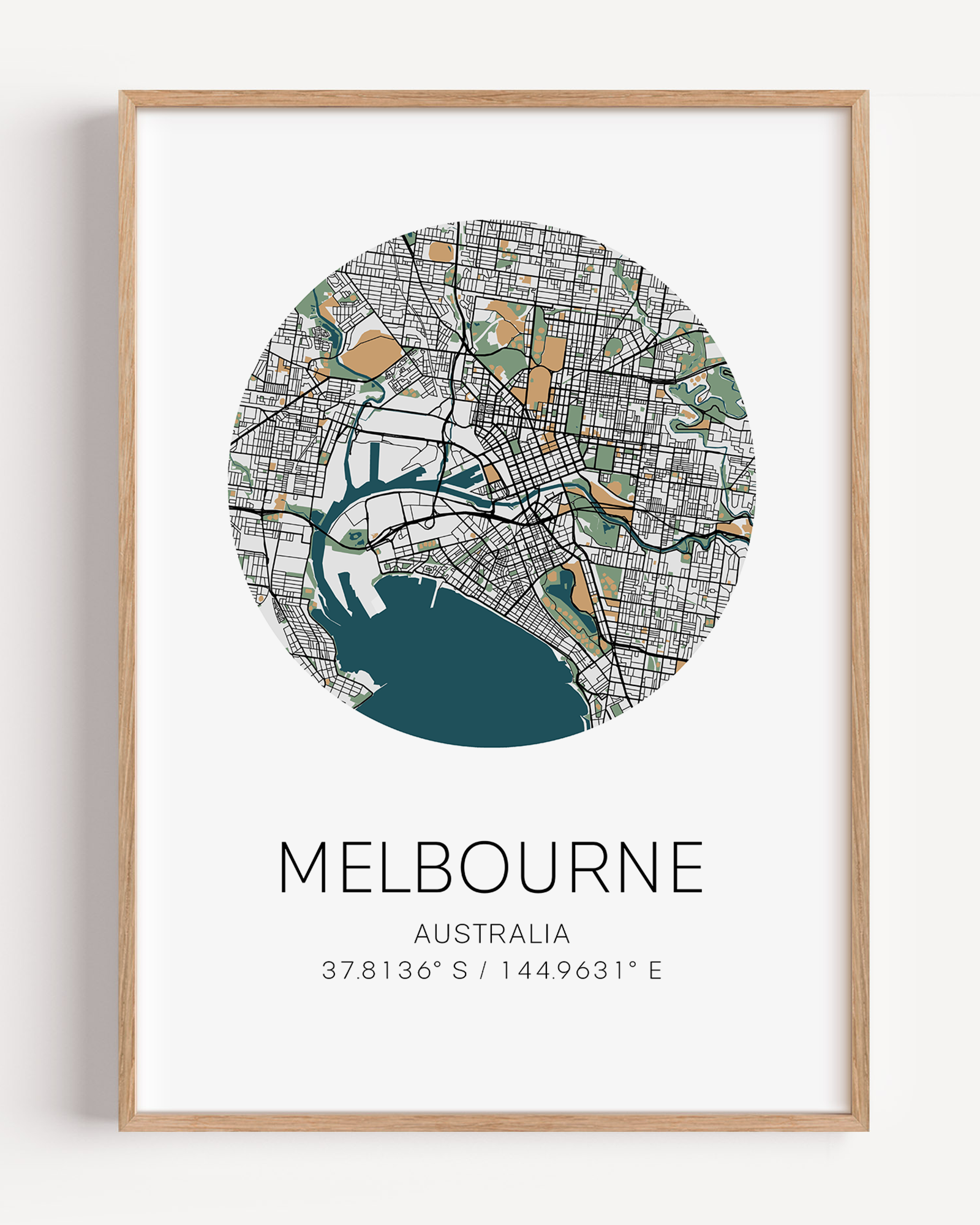 Melbourne city map