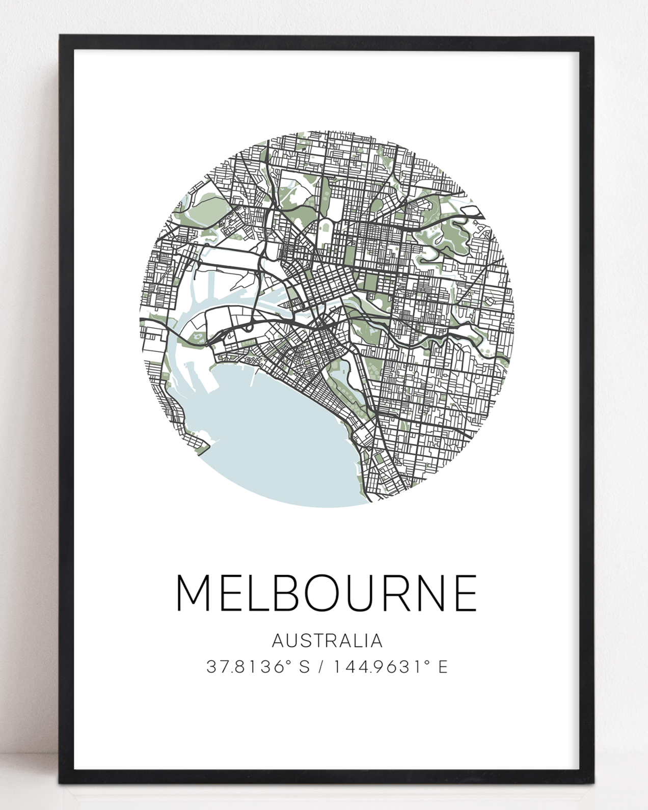 Melbourne city map