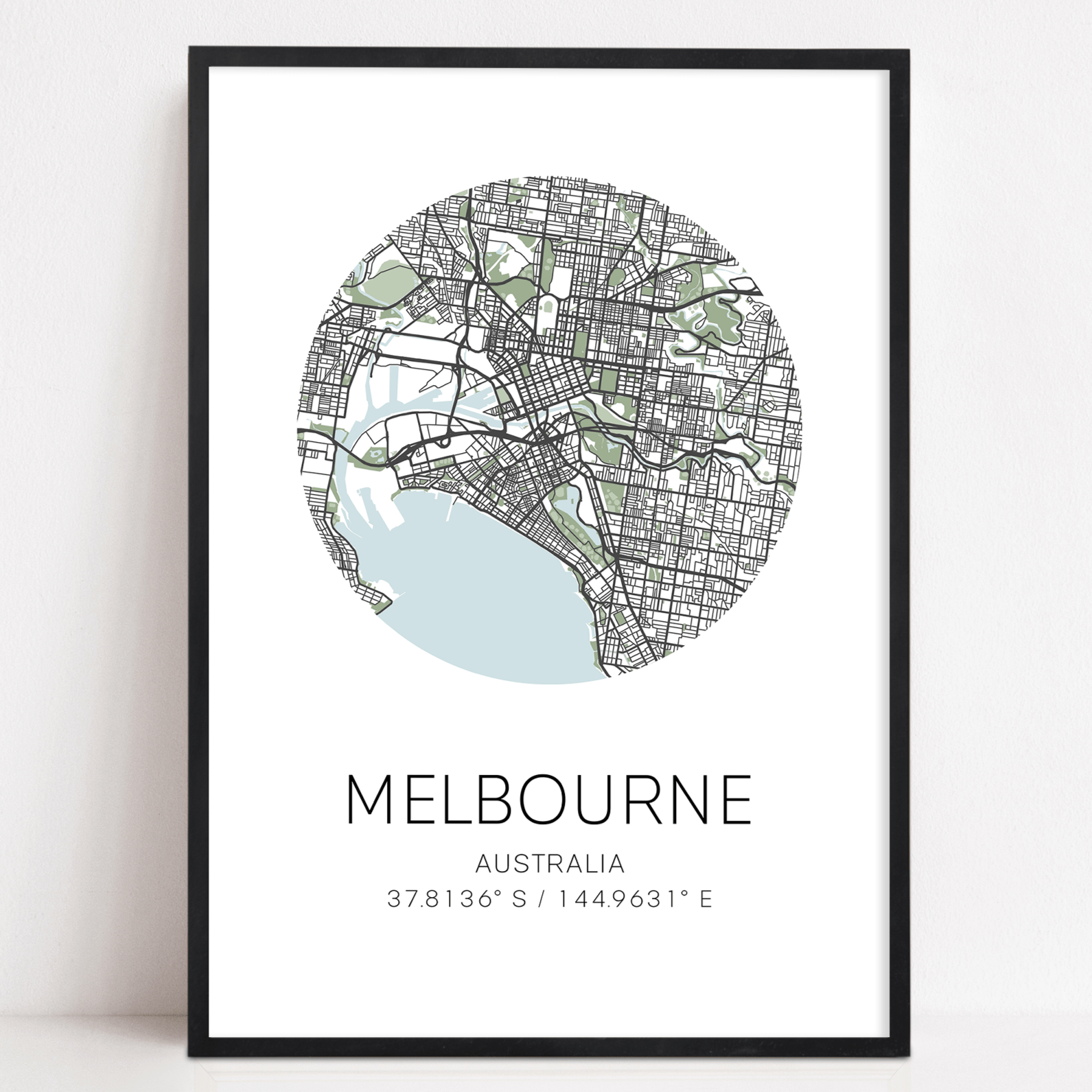 Melbourne city map