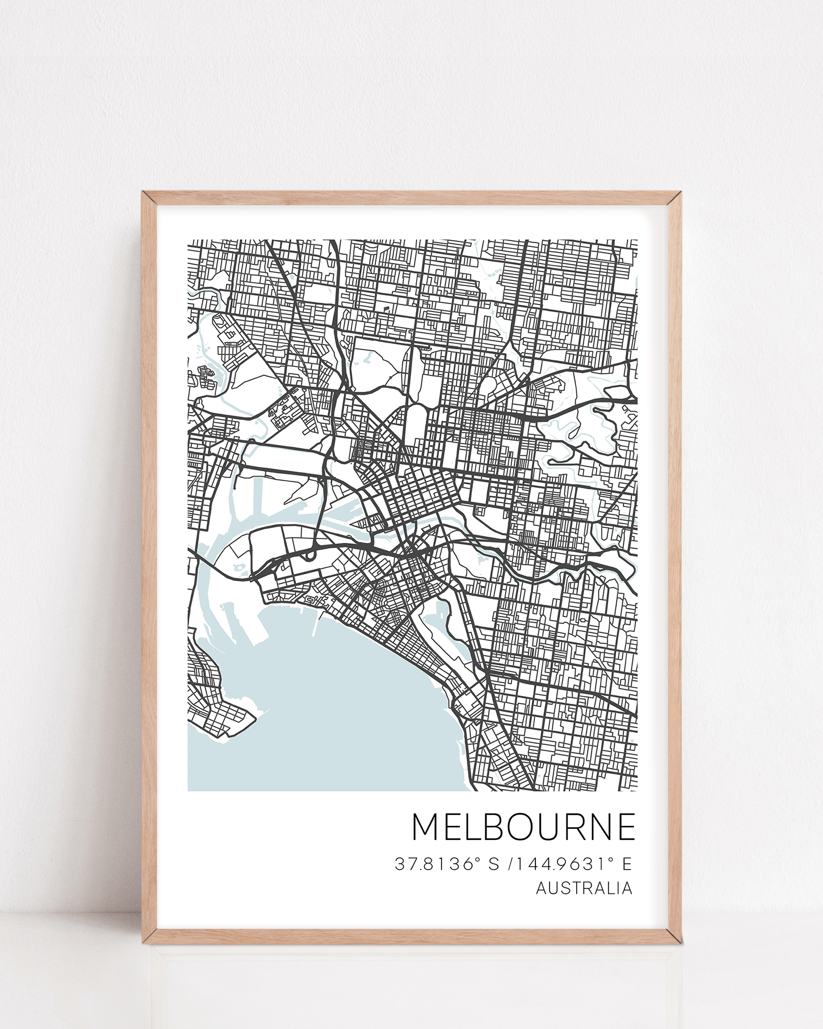 Melbourne city map