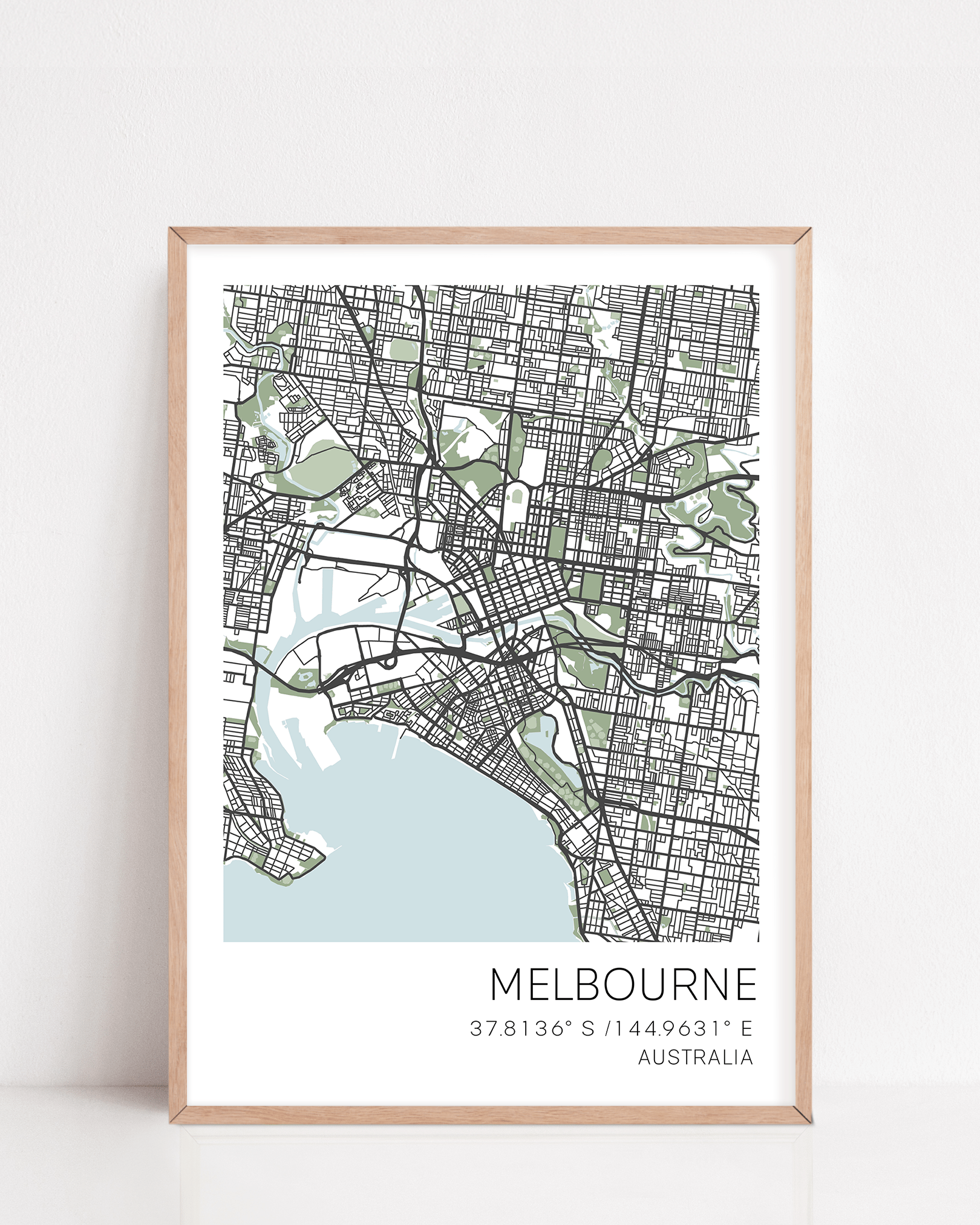 Melbourne city map