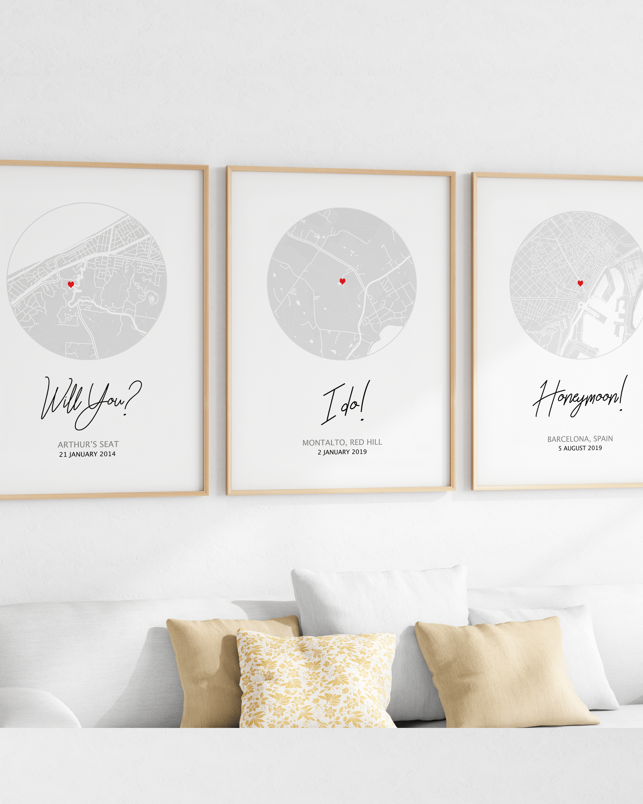 hello will you i do framed artwork of custom map prints