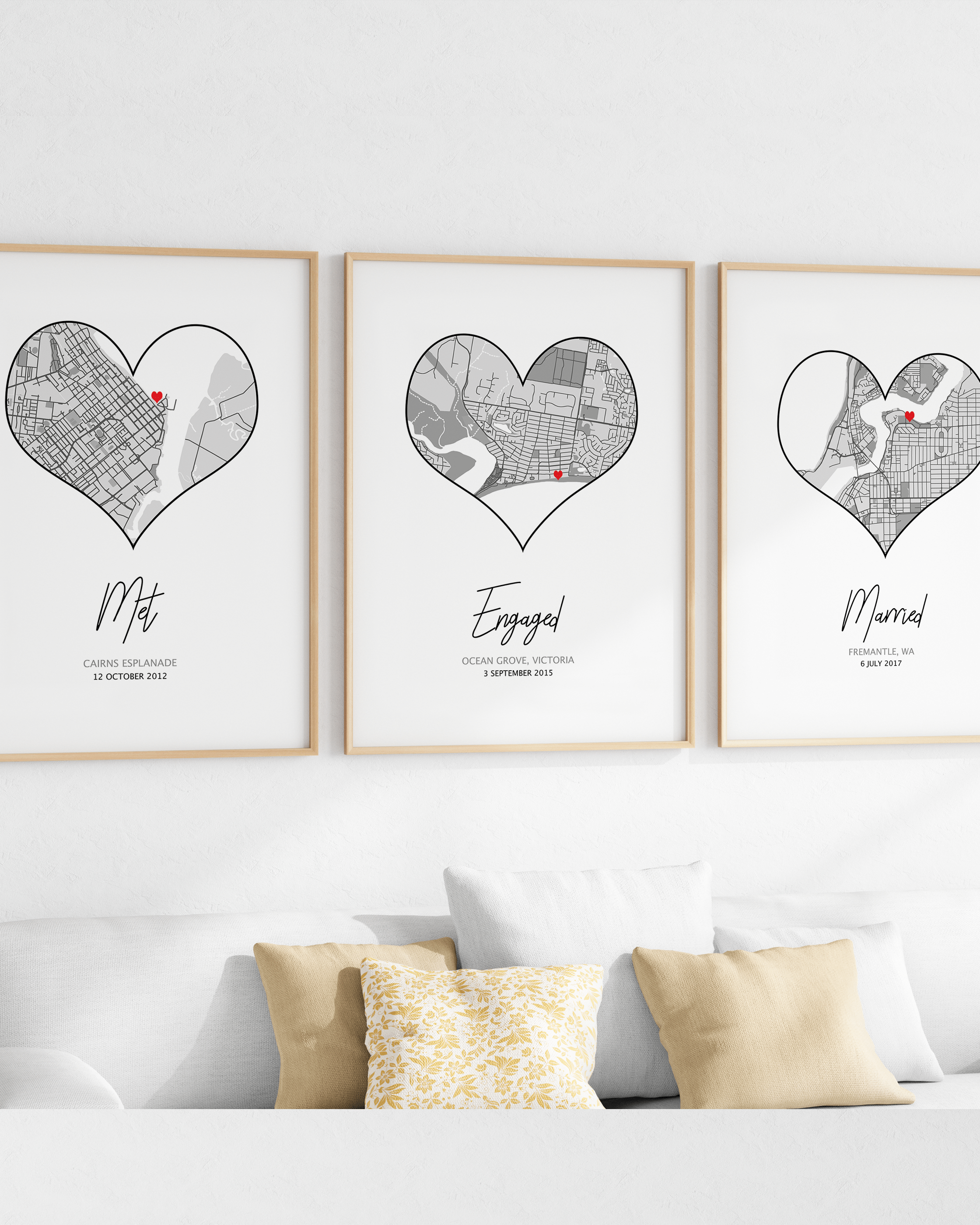 hello will you i do framed artwork of custom map prints