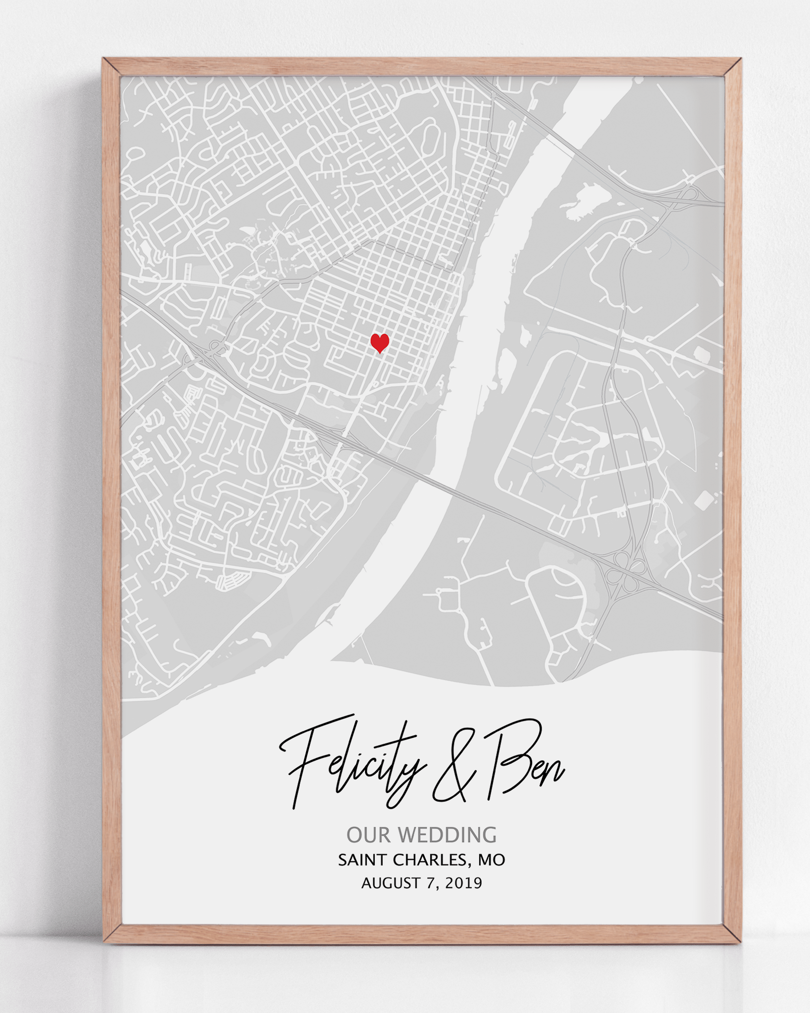 wedding gift custom frame