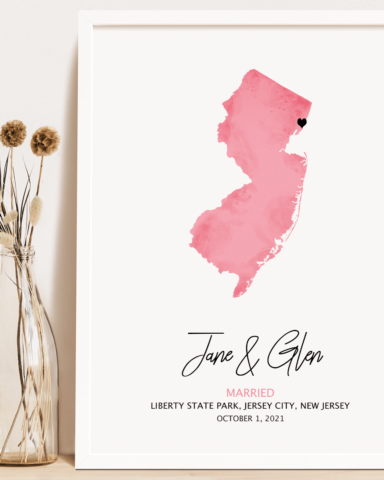 new jersey wedding gift