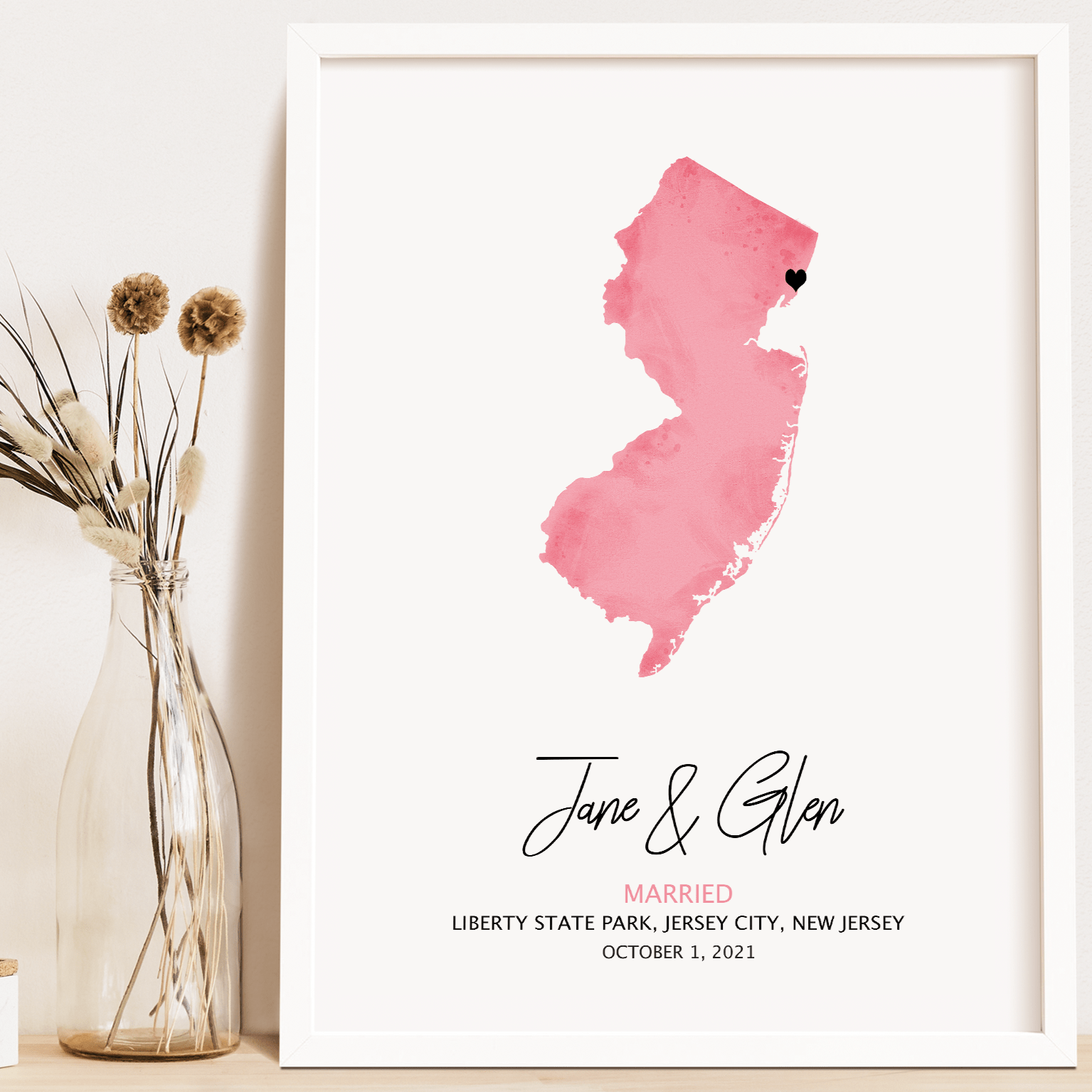 new jersey wedding gift