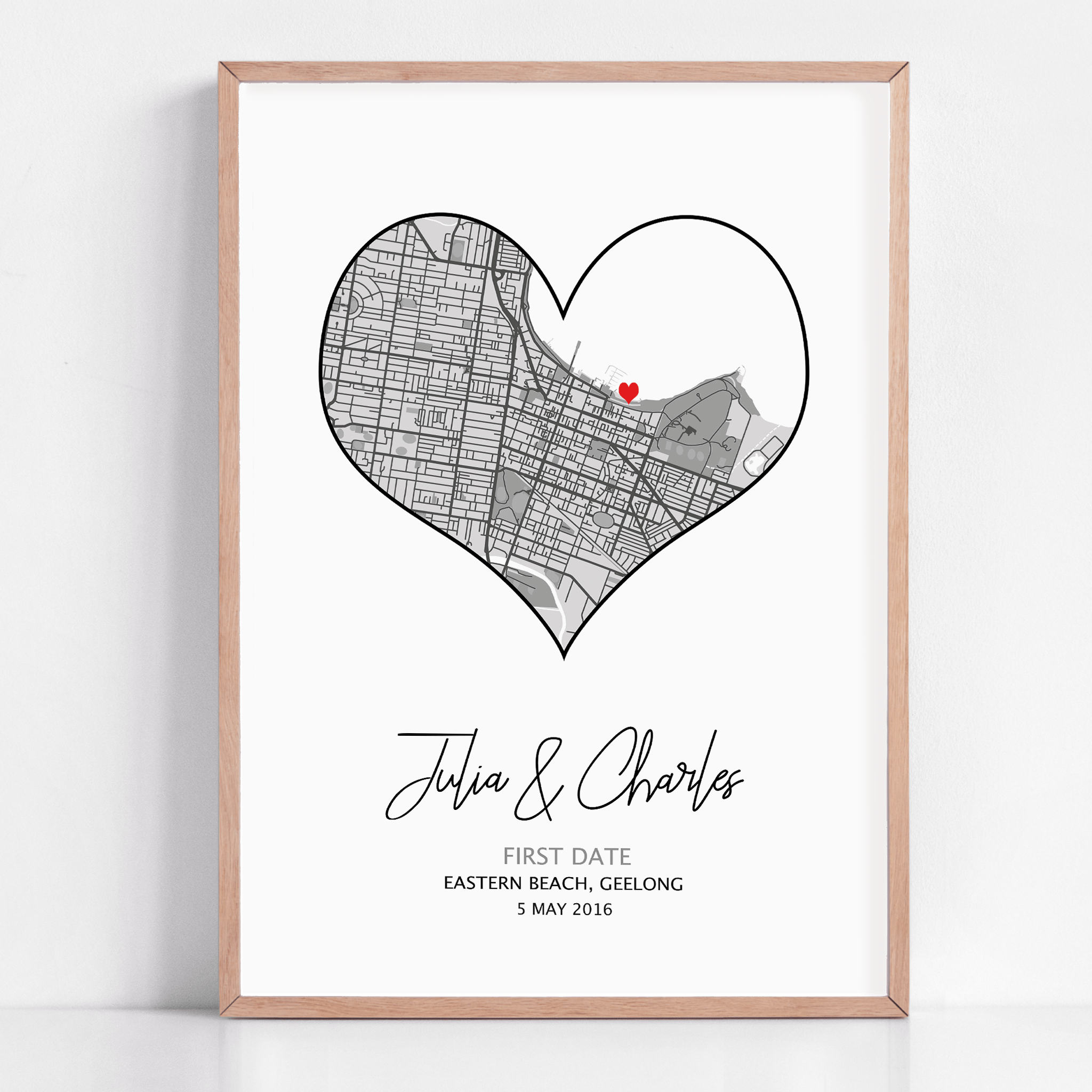 where it all began map gift