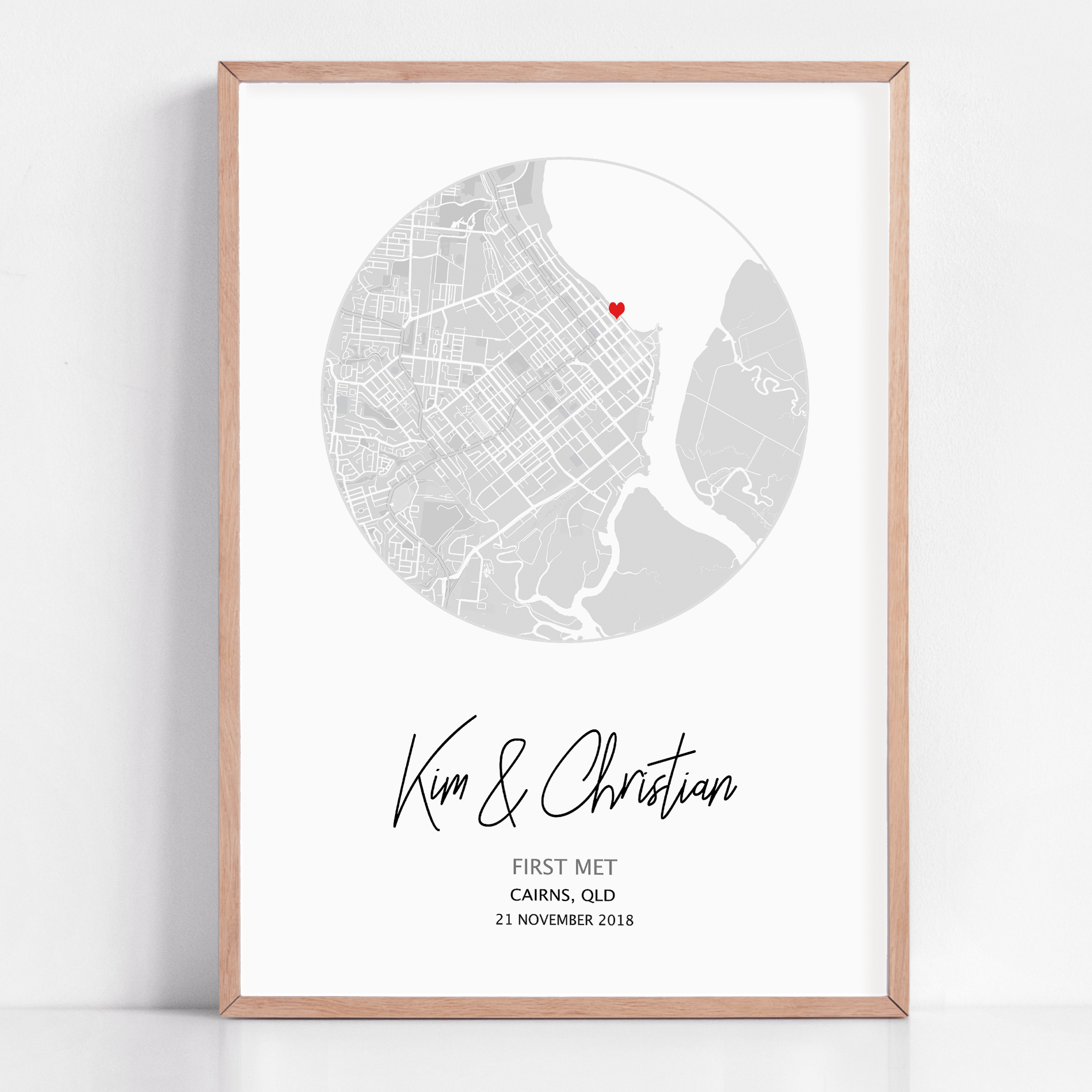 where we met custom gift