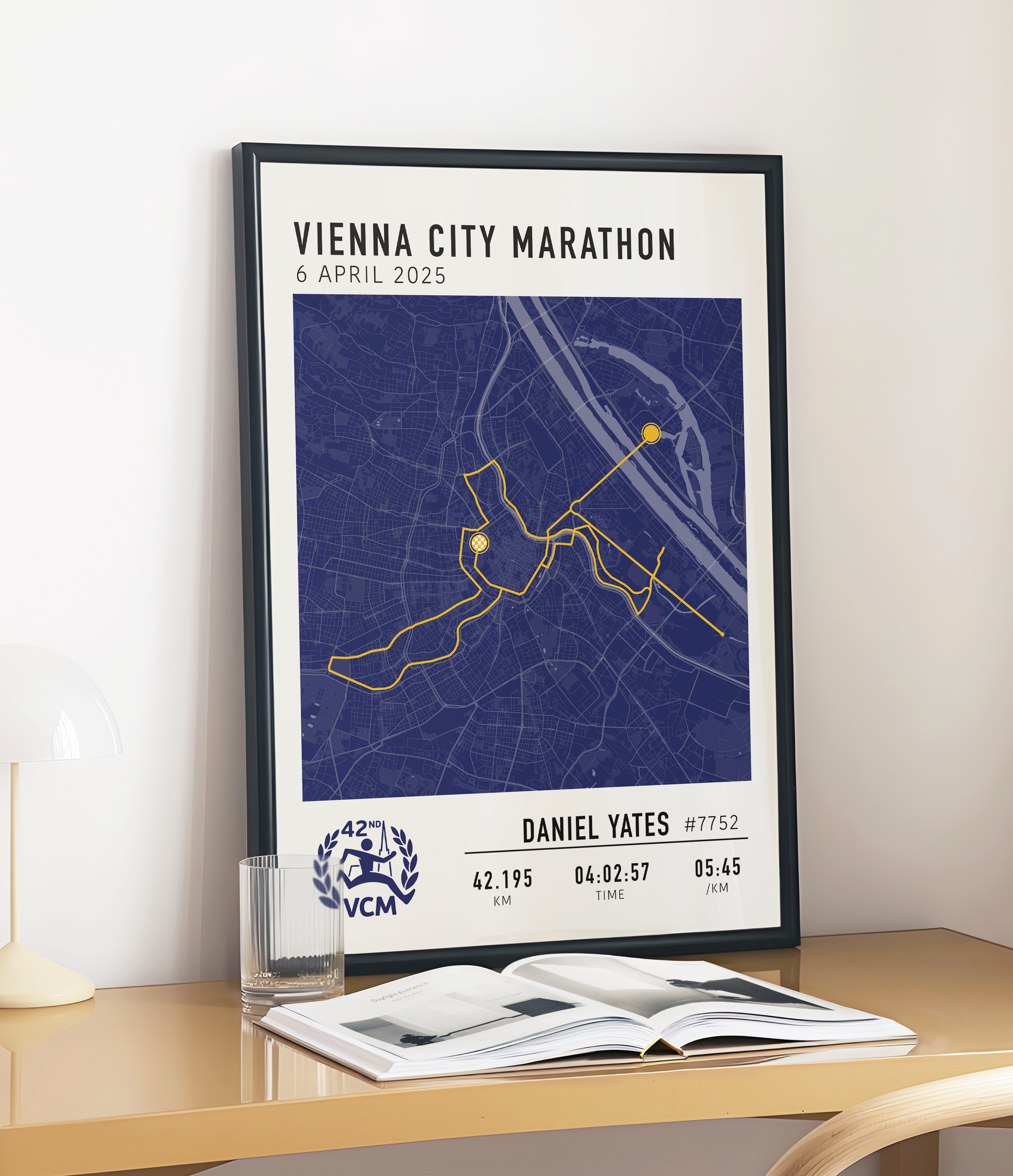 Celebrate Your Vienna City Marathon 2025 Journey with an Official Commemorative Print