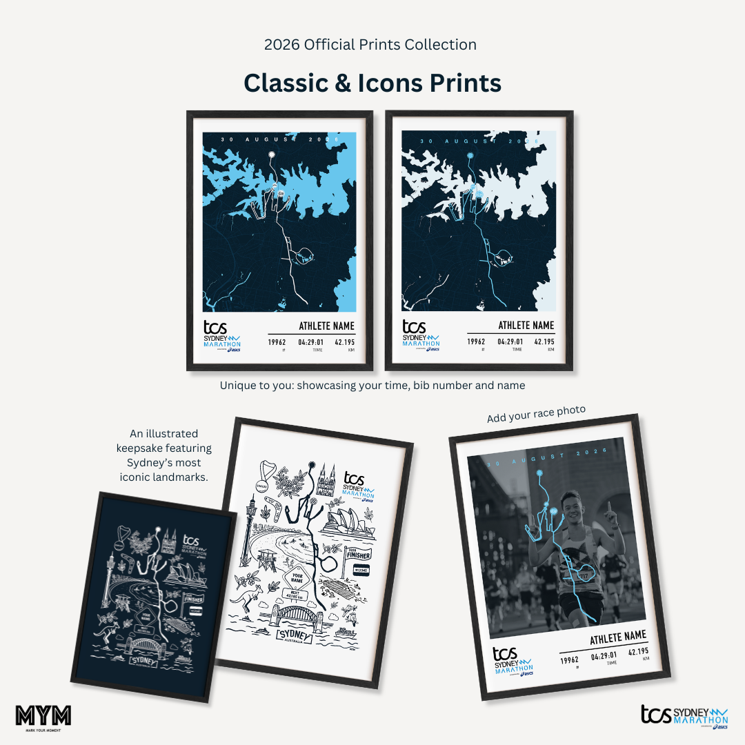2026 Sydney Marathon Official Prints