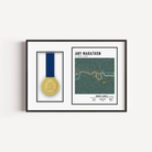 Marathon medal display frame for runners – stylish wall-mounted race medal holder to showcase finisher medals