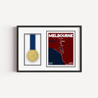 Melbourne marathon medal display frame