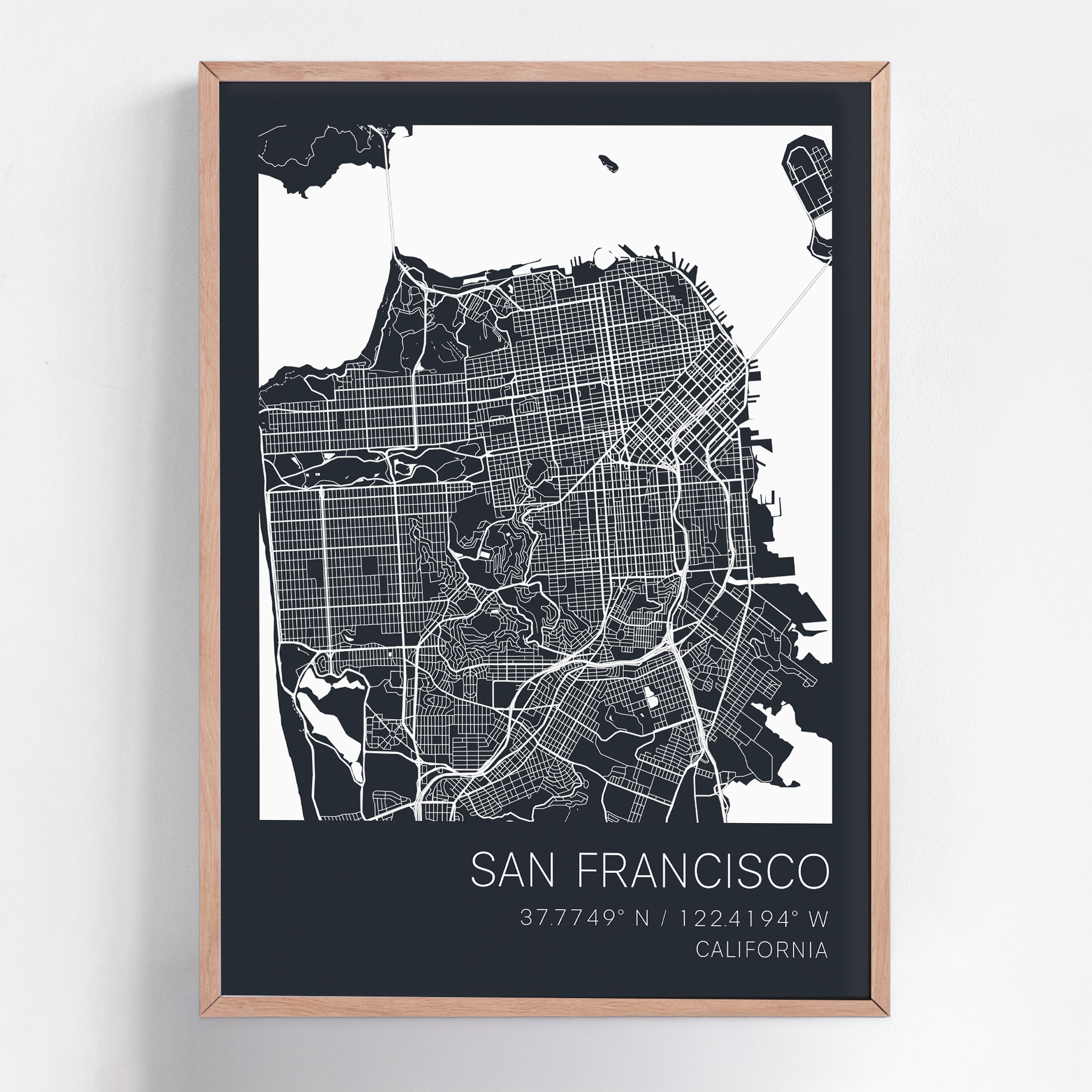 Custom city map print of any destination, framed wall art featuring personalized street layouts and location details—ideal for commemorating special places.