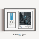 Official Sydney Marathon 2026 personalised medal display frame featuring your uploaded race photo, space for your medal, course map, event details, bib number, finish time and runner name.