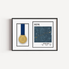 boston marathon medal display frame
