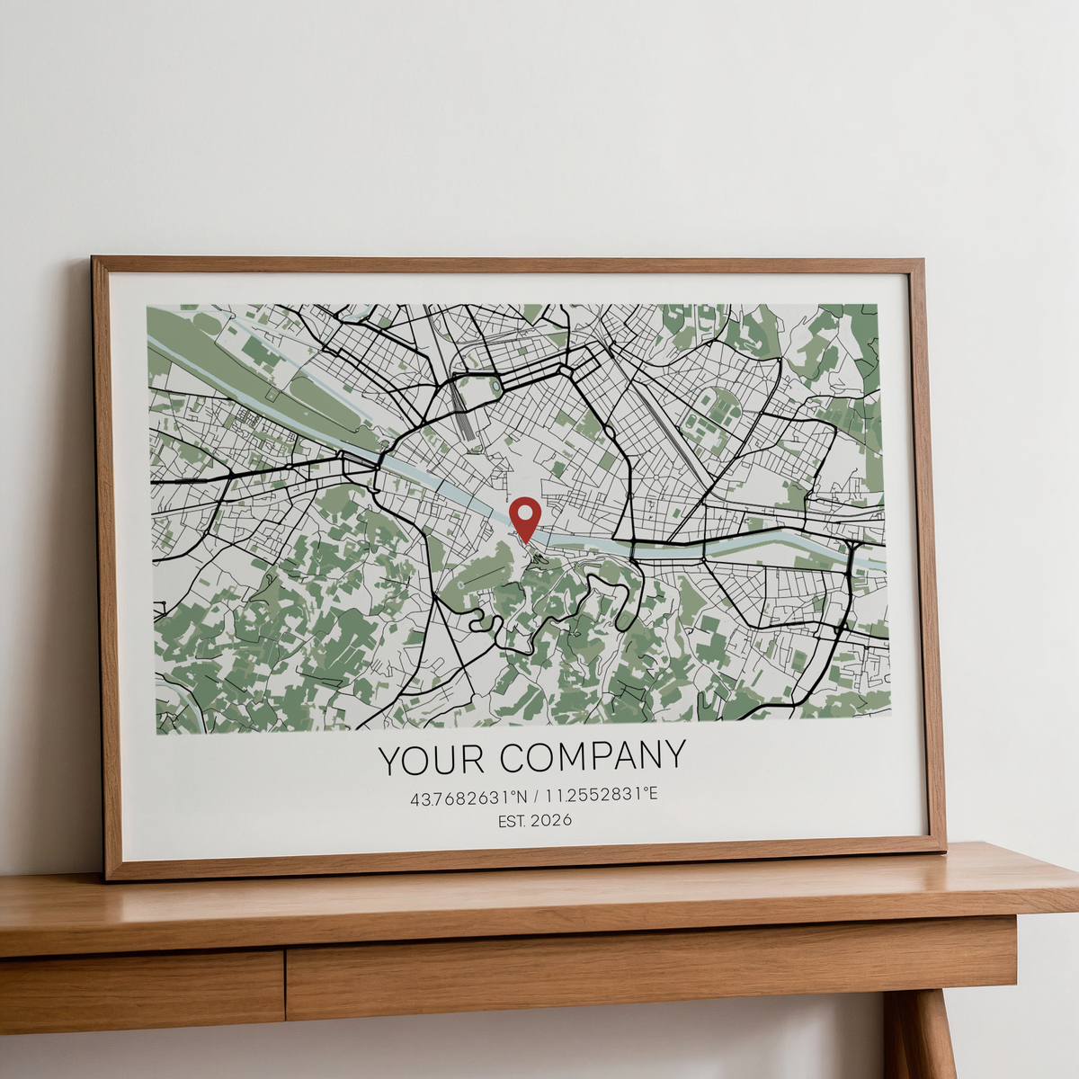 framed company gift