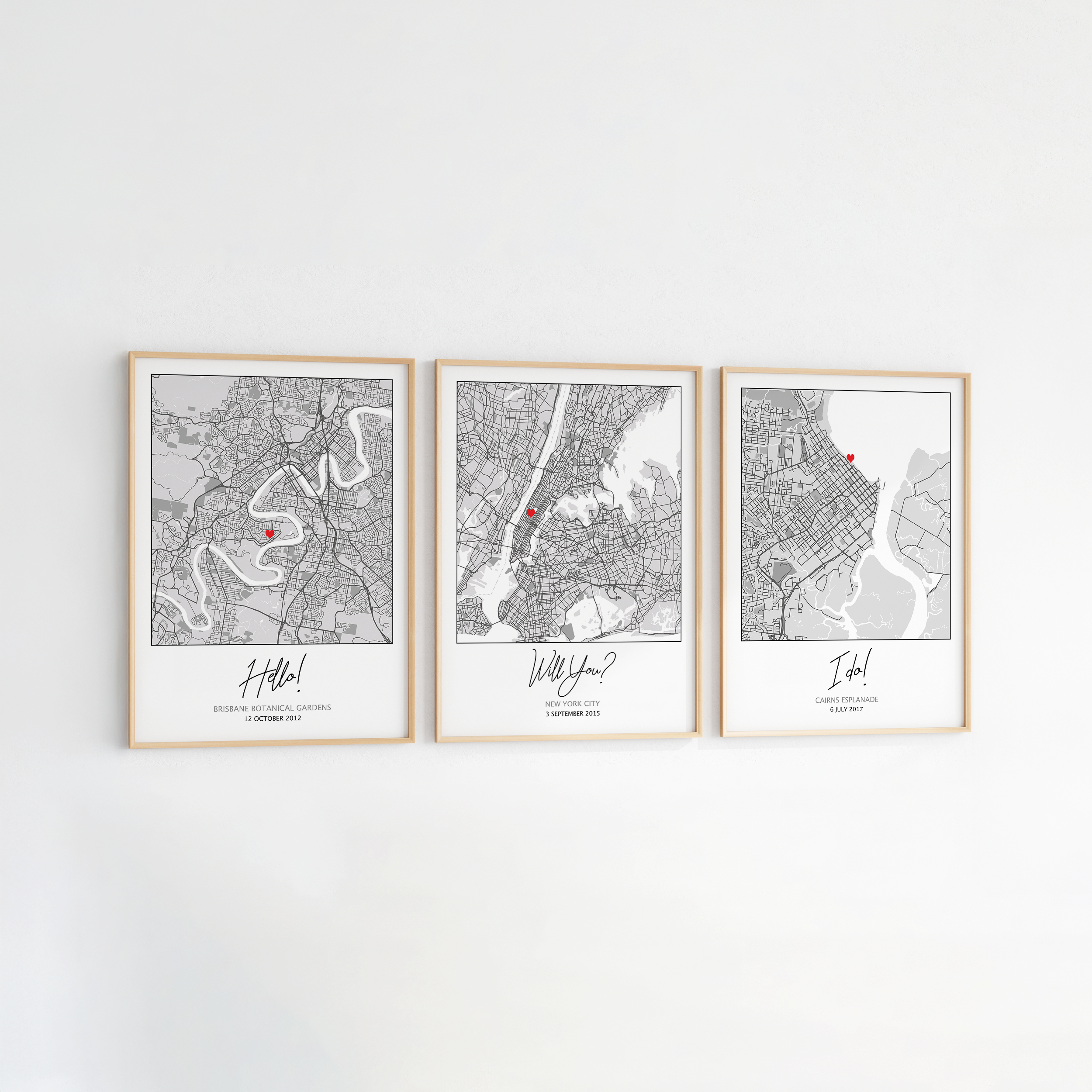 hello will you i do framed artwork of custom map prints