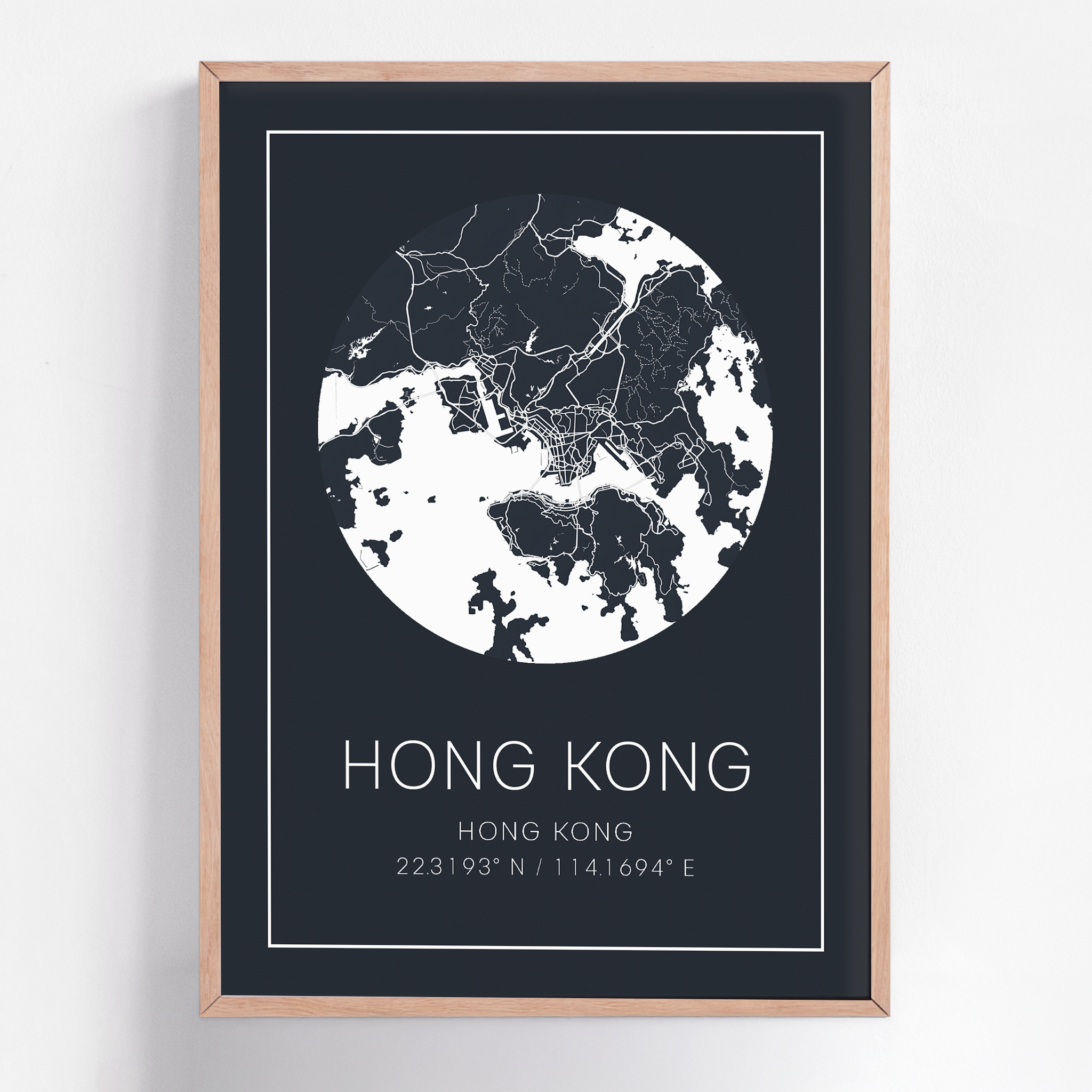 Custom city map print of any destination, framed wall art featuring personalized street layouts and location details—ideal for commemorating special places.