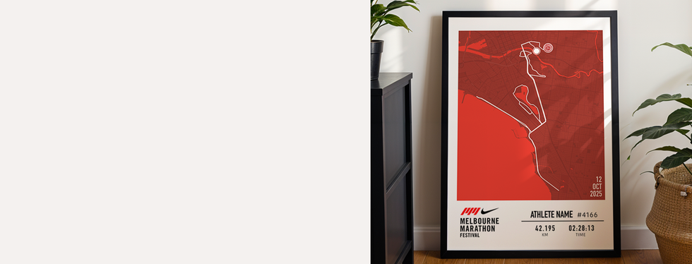 Nike Melbourne Marathon Festival Prints - Official 2025 – Mark Your Moment