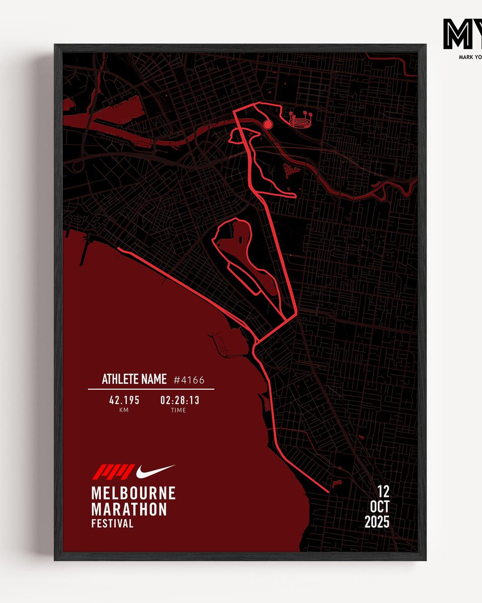 Nike Melbourne Marathon Print - Official 2025