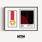 Celebrate your run with the Official 2025 Melbourne Marathon Medal Display Frame, featuring a personalised print of the full race course to the MCG alongside your name, bib number, and finish time—professionally framed beside your finisher’s medal in a sleek commemorative design.