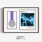 Framed custom medal display frame of the 2025 TCS Sydney Marathon 10km, featuring a purple racemap with a 10km route. Personalised with the athlete's name, bib number, finish time, and date. Part of the official MYM (Mark Your Moment) collection.