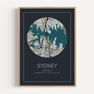 sydney city map print