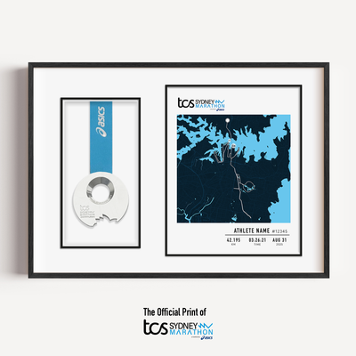 TCS Sydney Marathon Medal Display Frame - Official 2025