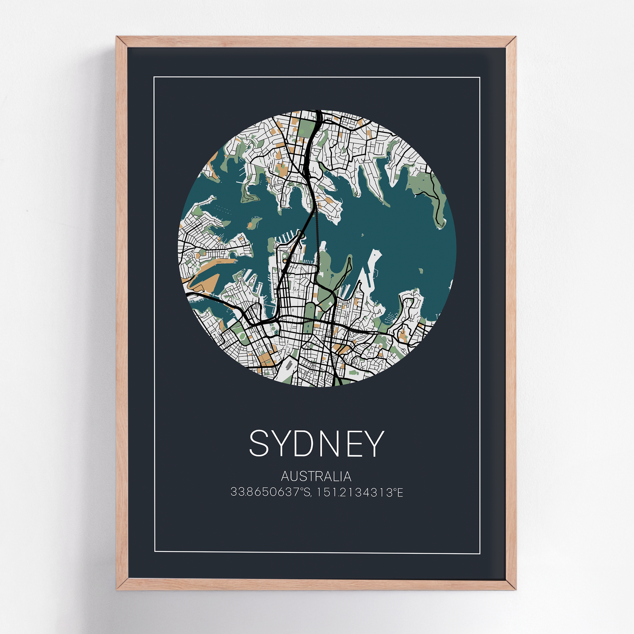 Custom framed city map print of any destination—unique wall art capturing the streets of a meaningful place, ideal for celebrating memories or special occasions.
