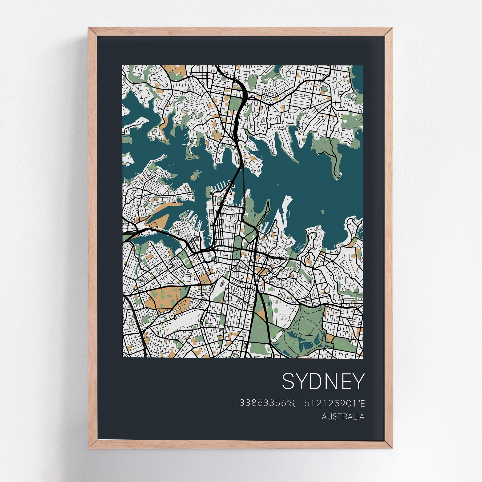 Custom framed city map print of any destination—unique wall art capturing the streets of a meaningful place, ideal for celebrating memories or special occasions.