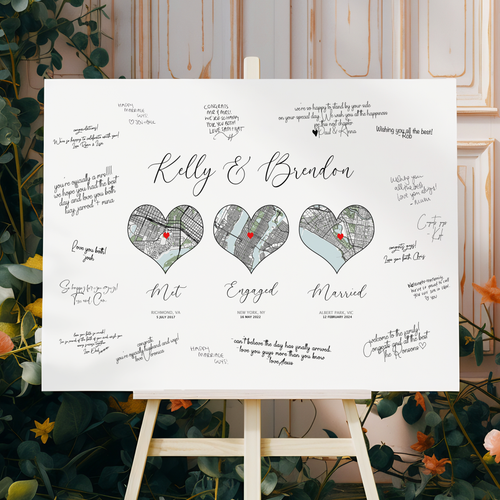 custom wedding guestbook