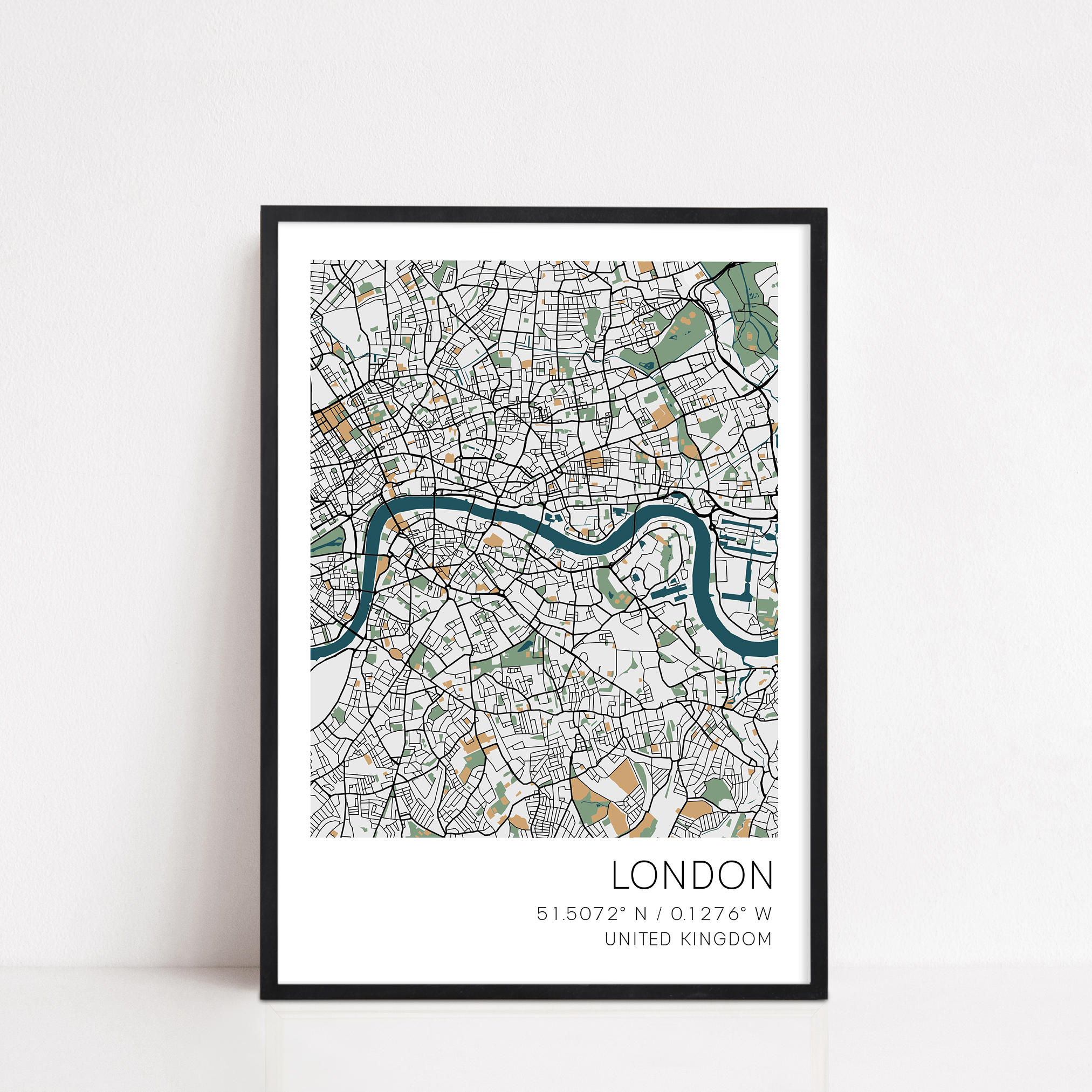 london map print