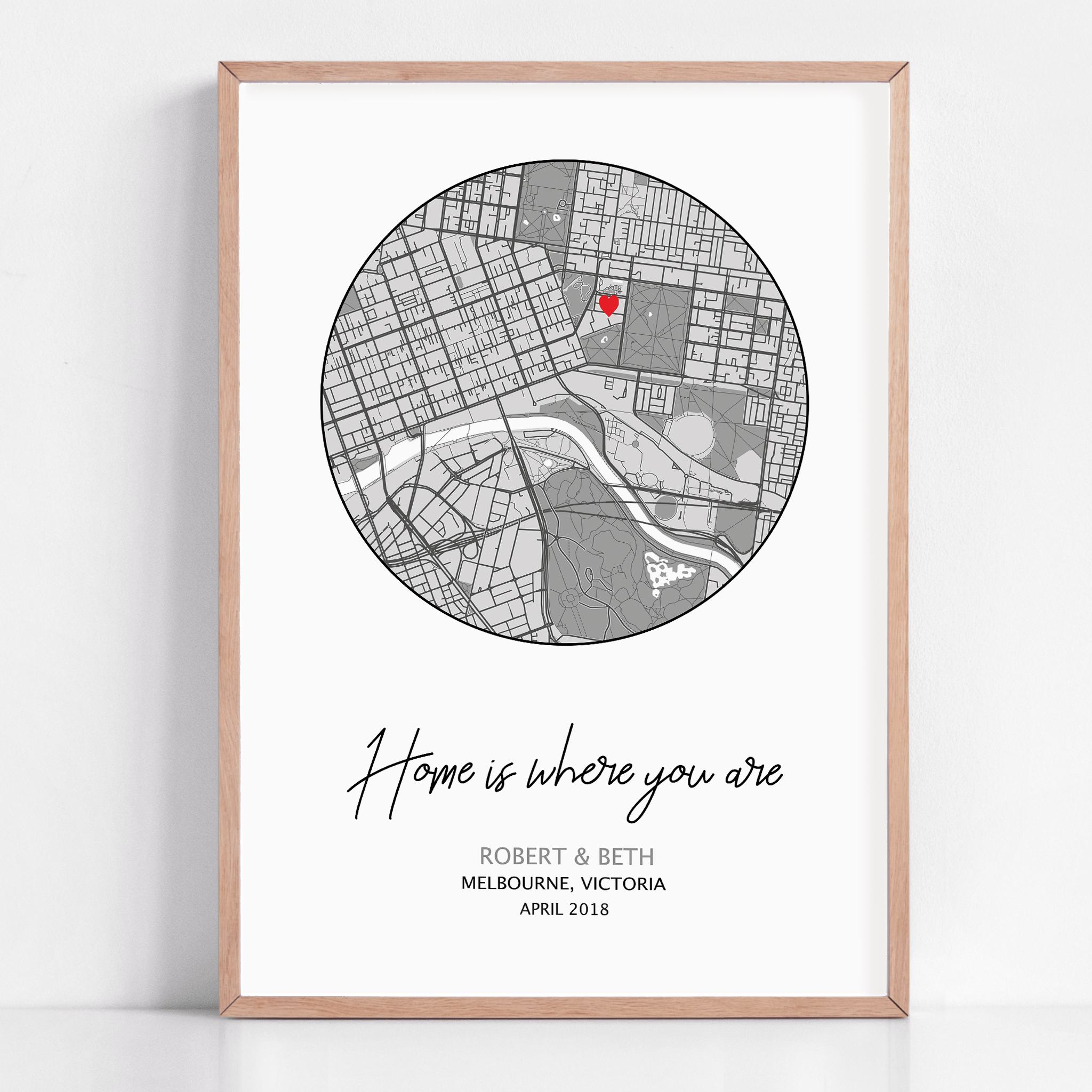 home is where you are gift