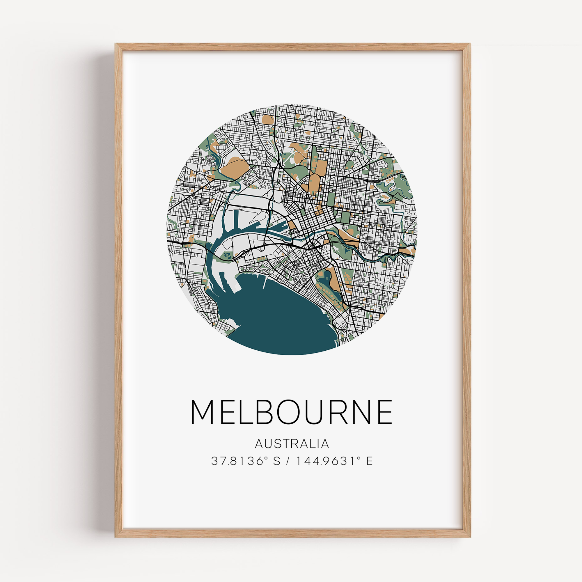 Melbourne city map