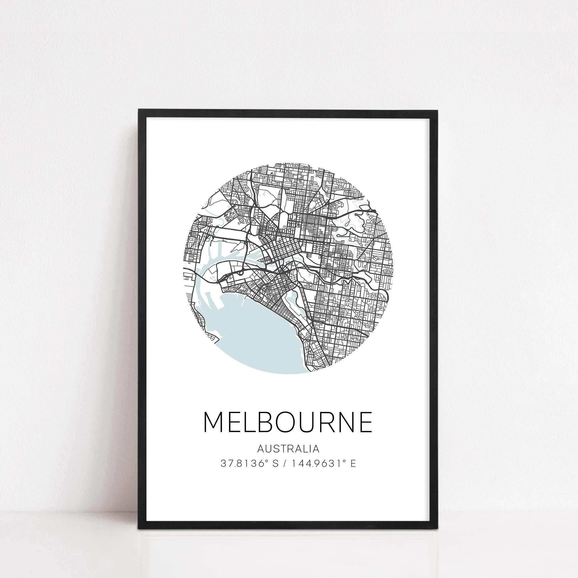 Melbourne city map