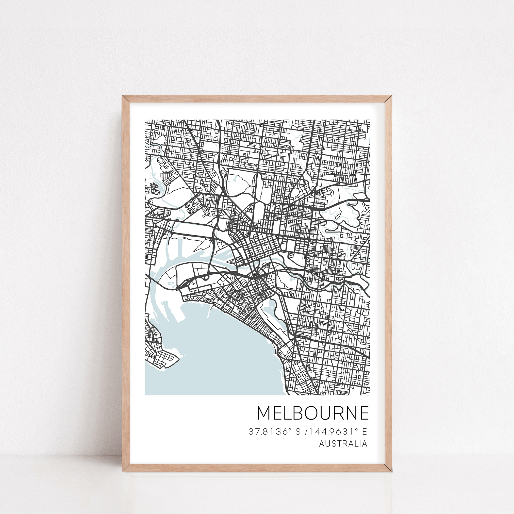 Melbourne city map
