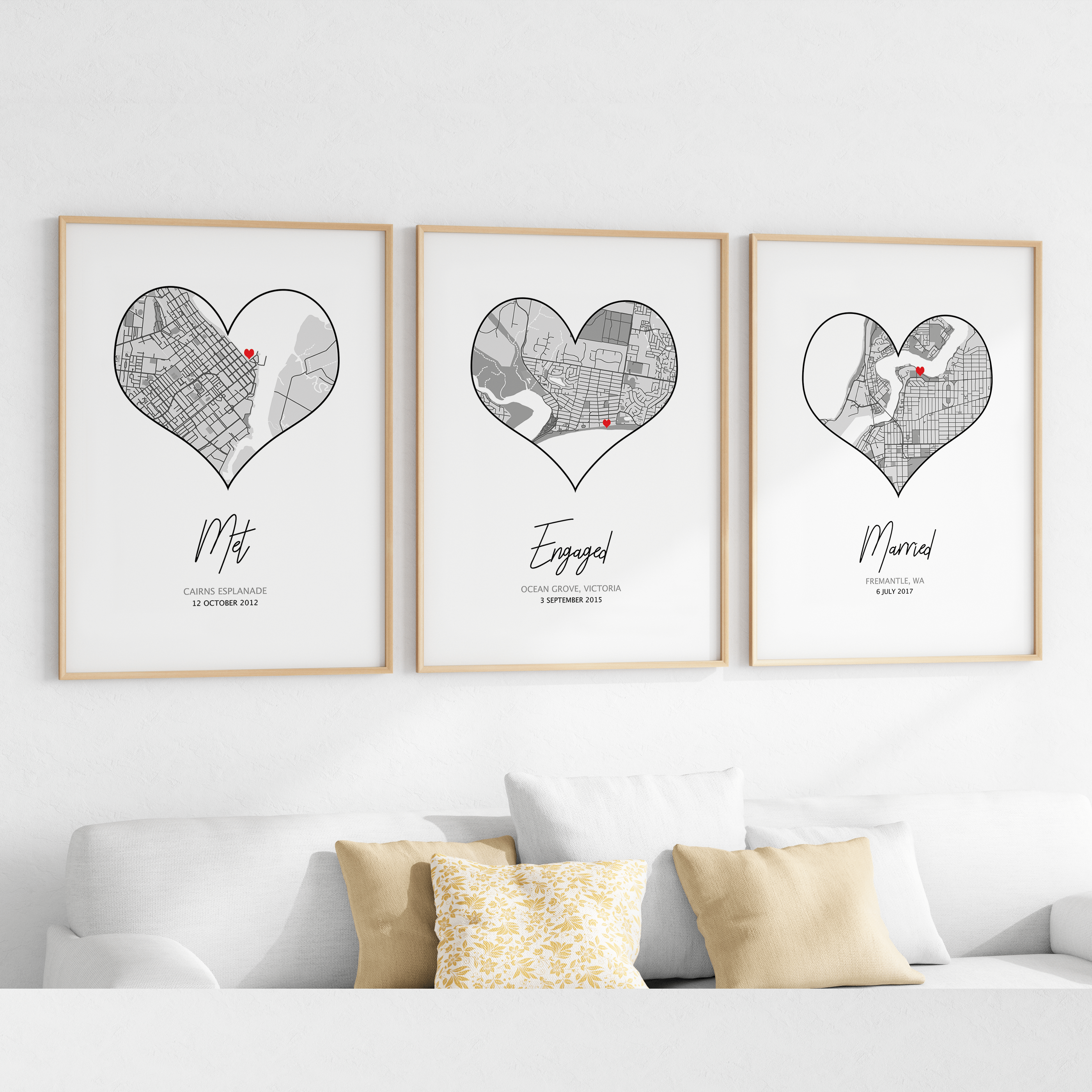 hello will you i do framed artwork of custom map prints